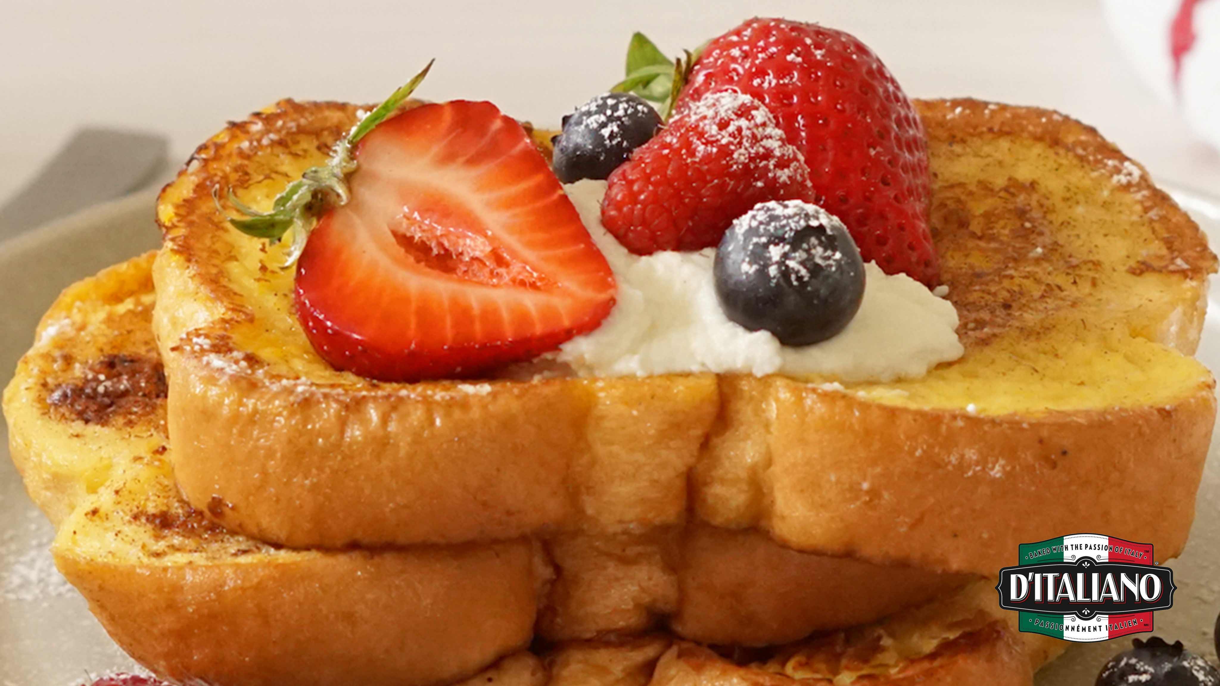 Image for Recipe D'Italiano® French Toast with Mascarpone Maple Cream