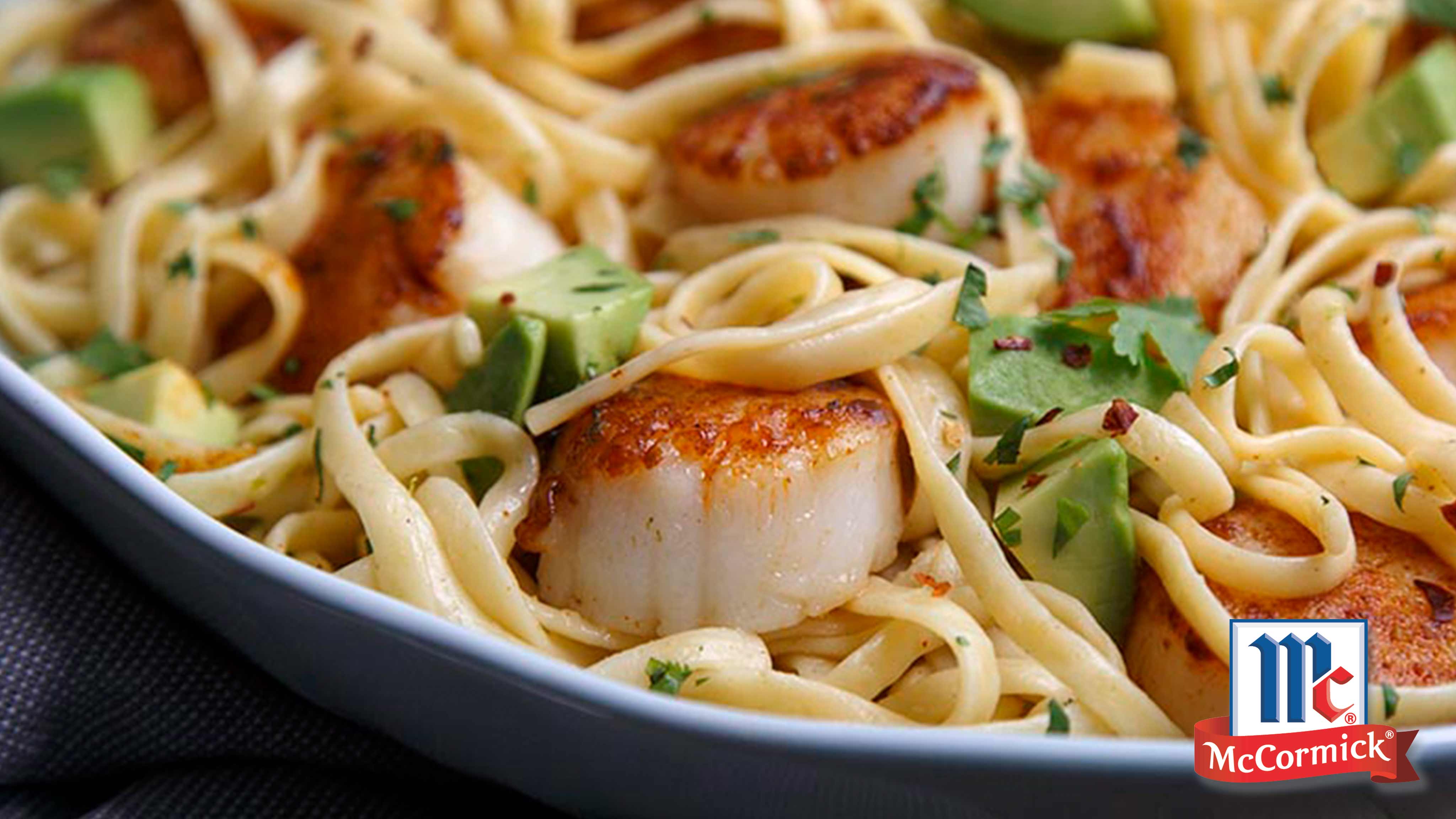 Image for Recipe Scallop and Tequila Fettucine