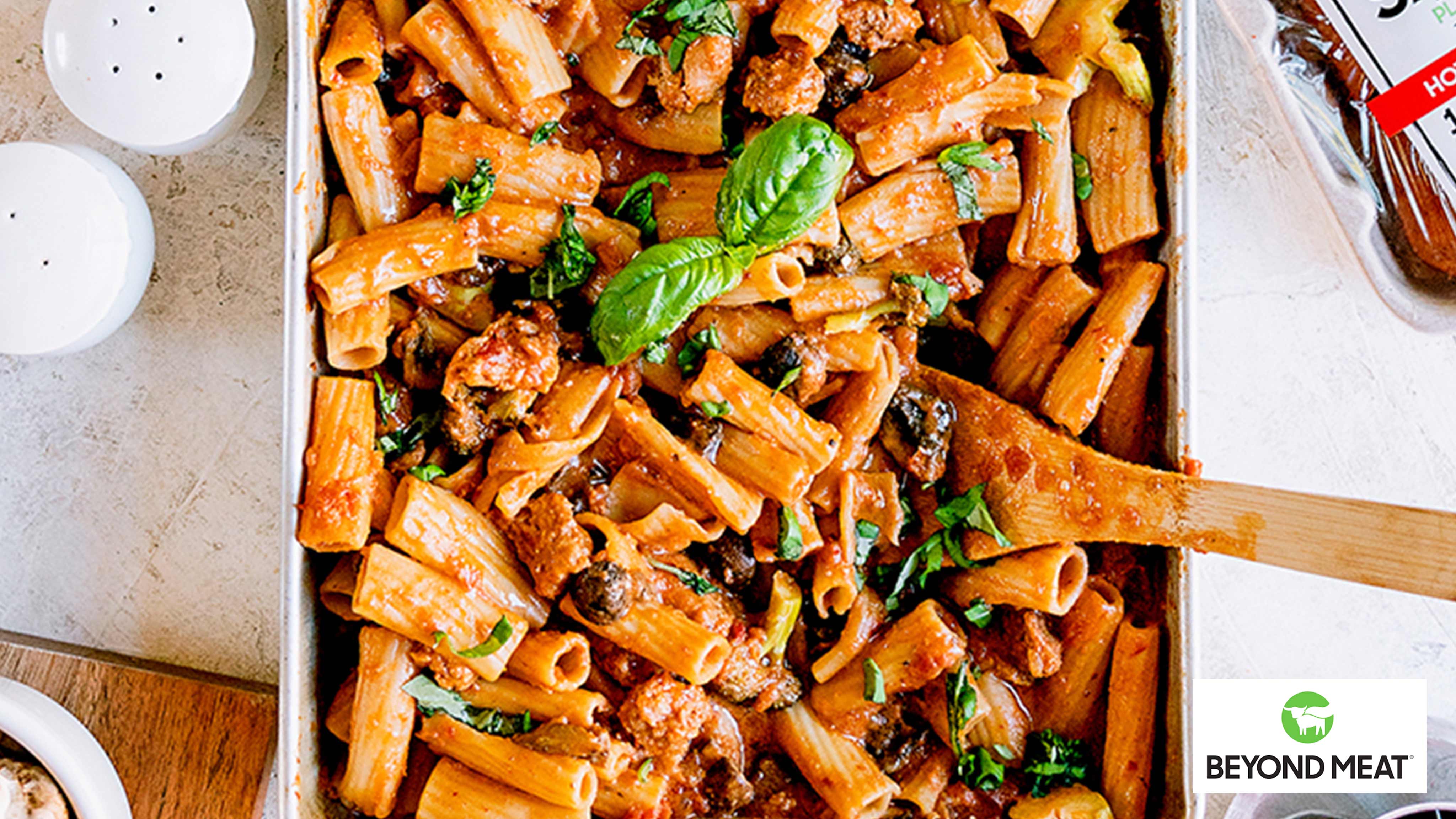 Image for Recipe No Boil Beyond Sausage Pasta Bake