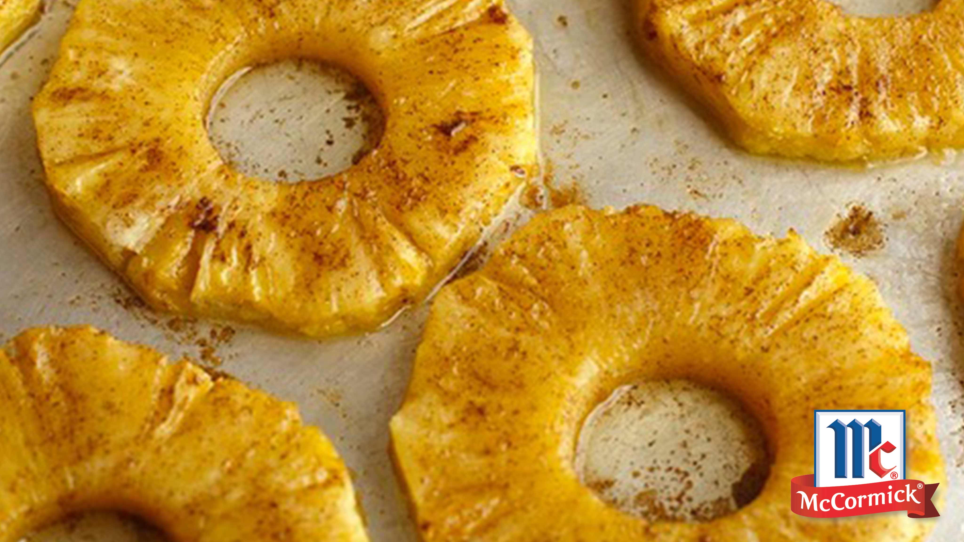 Image for Recipe Spiced Baked Pineapple Rings