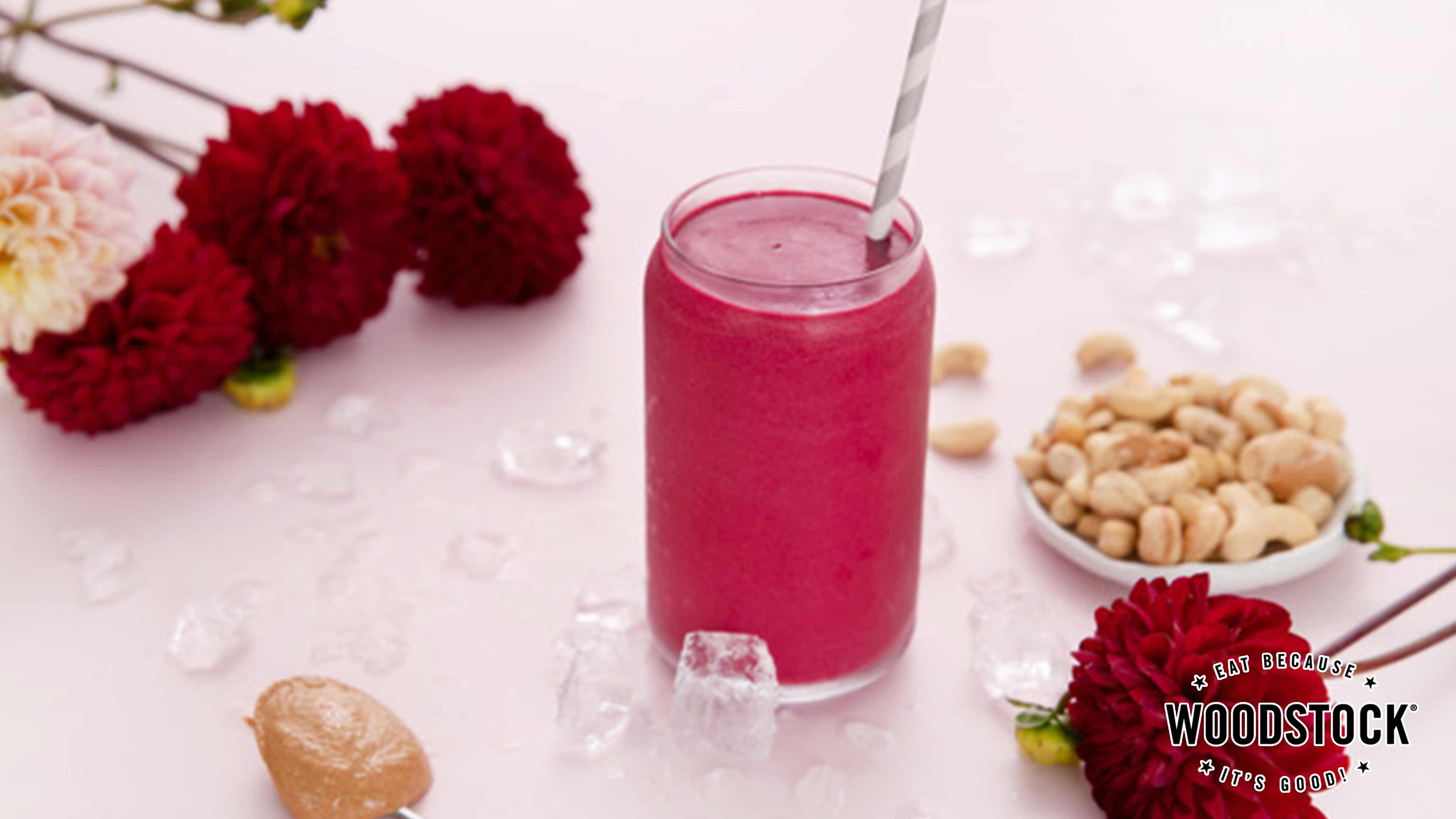 Image for Recipe Cashew Butter Red Velvet Smoothie