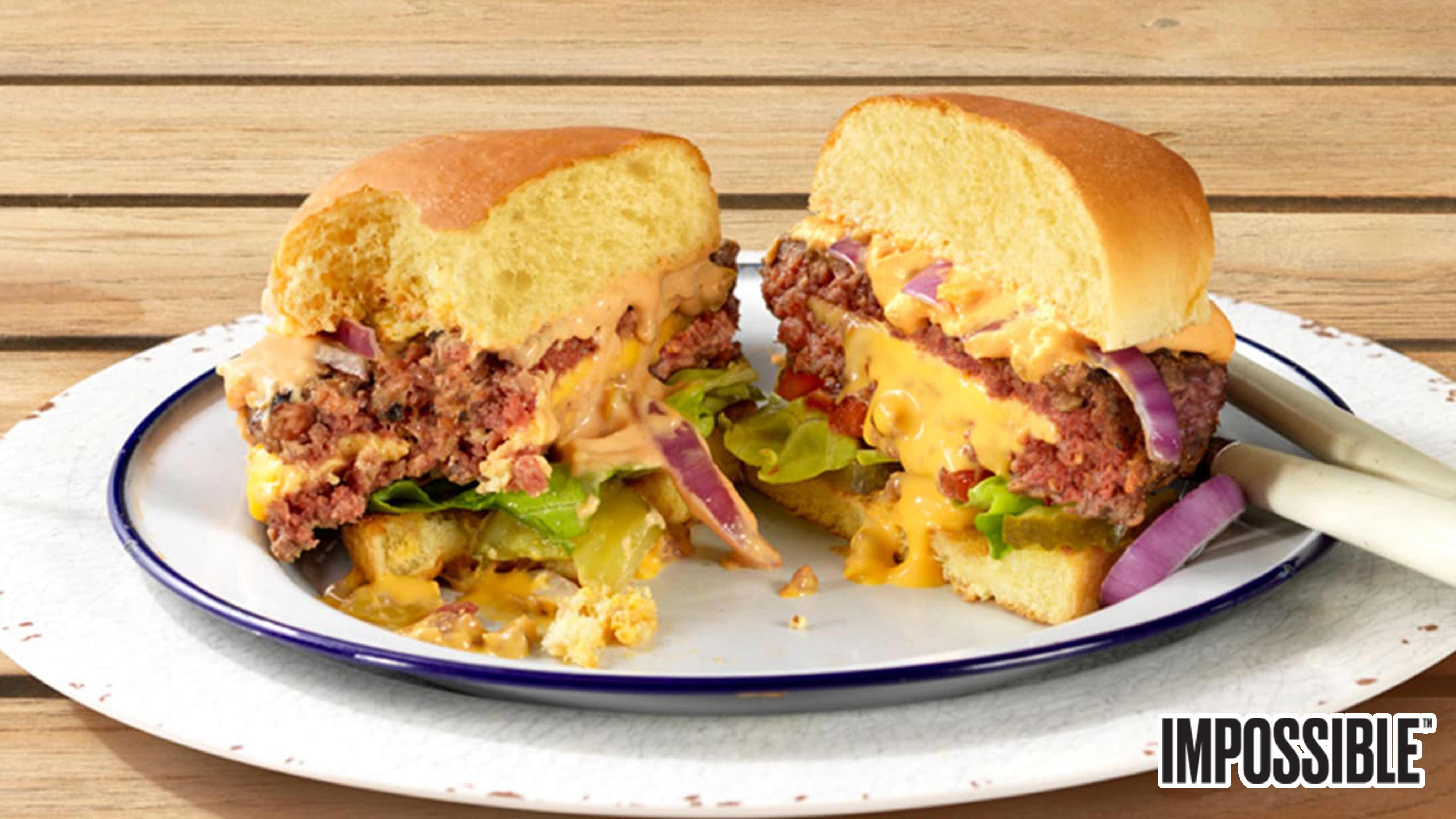 Image for Recipe Impossible Juicy Lucy Burger