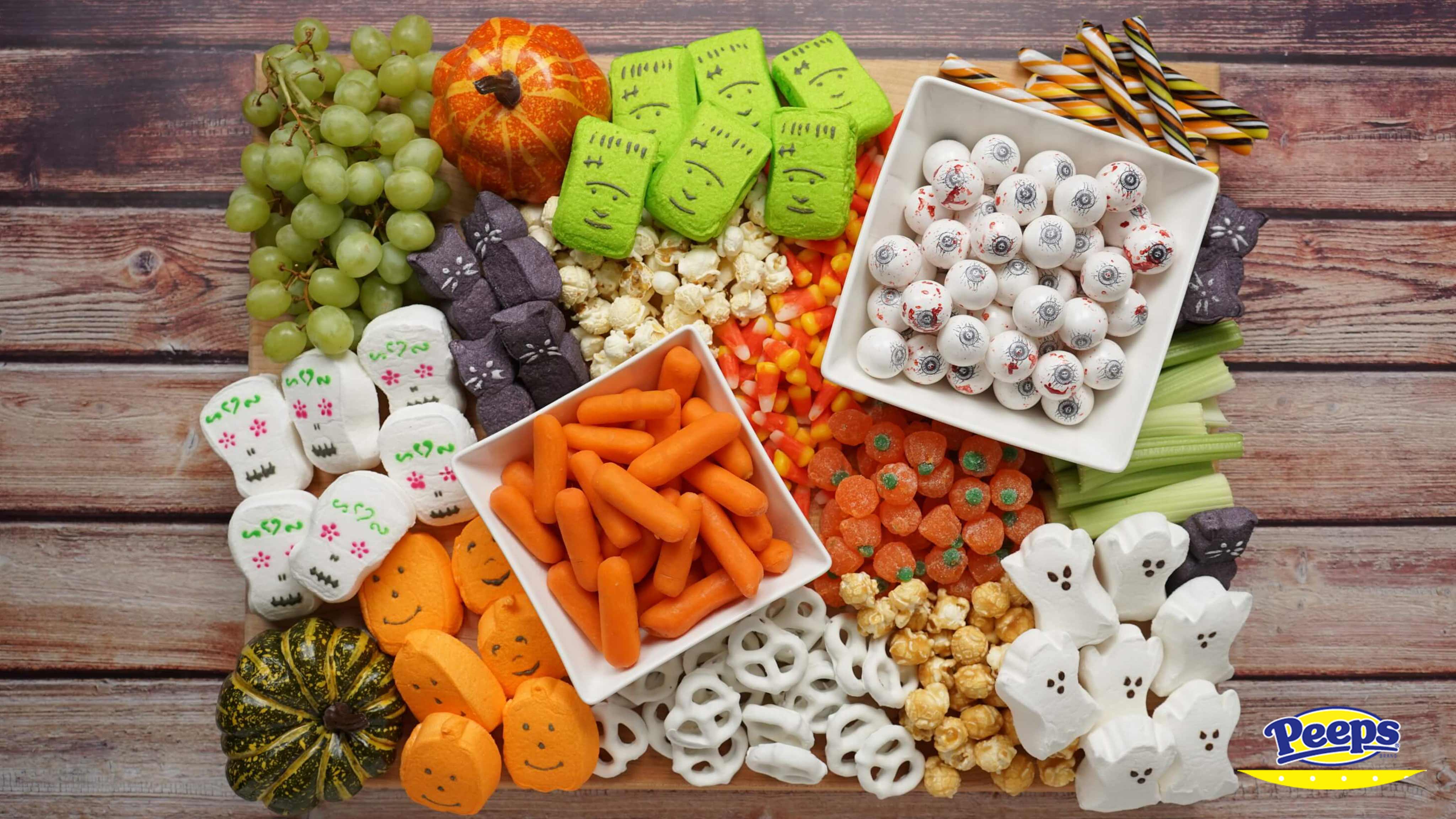 Image for Recipe PEEPS Halloween Snack Board