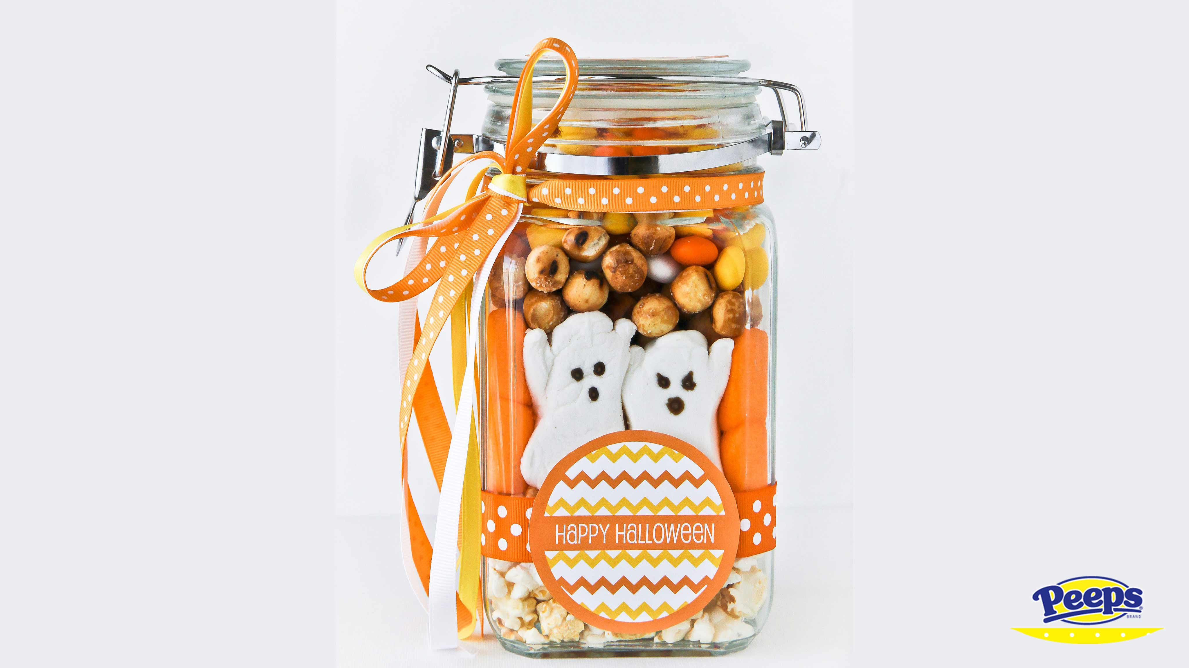 Image for Recipe PEEPS Spooky Snack Mix Jar