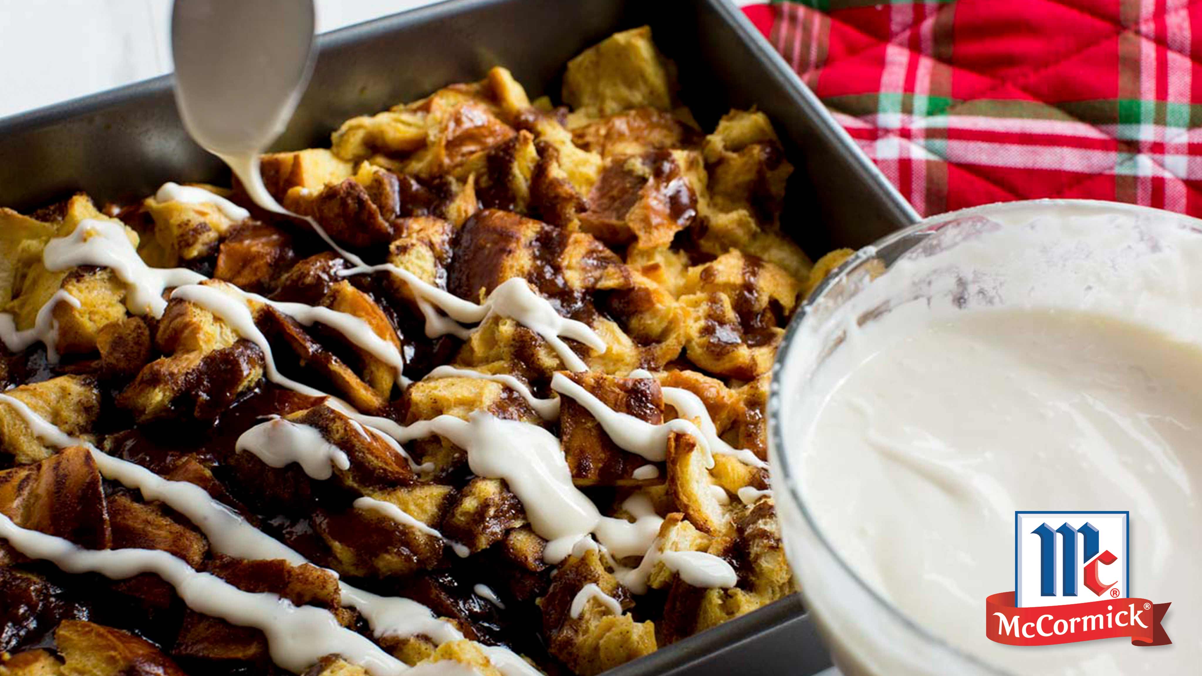 Image for Recipe Overnight Cinnamon Roll Casserole