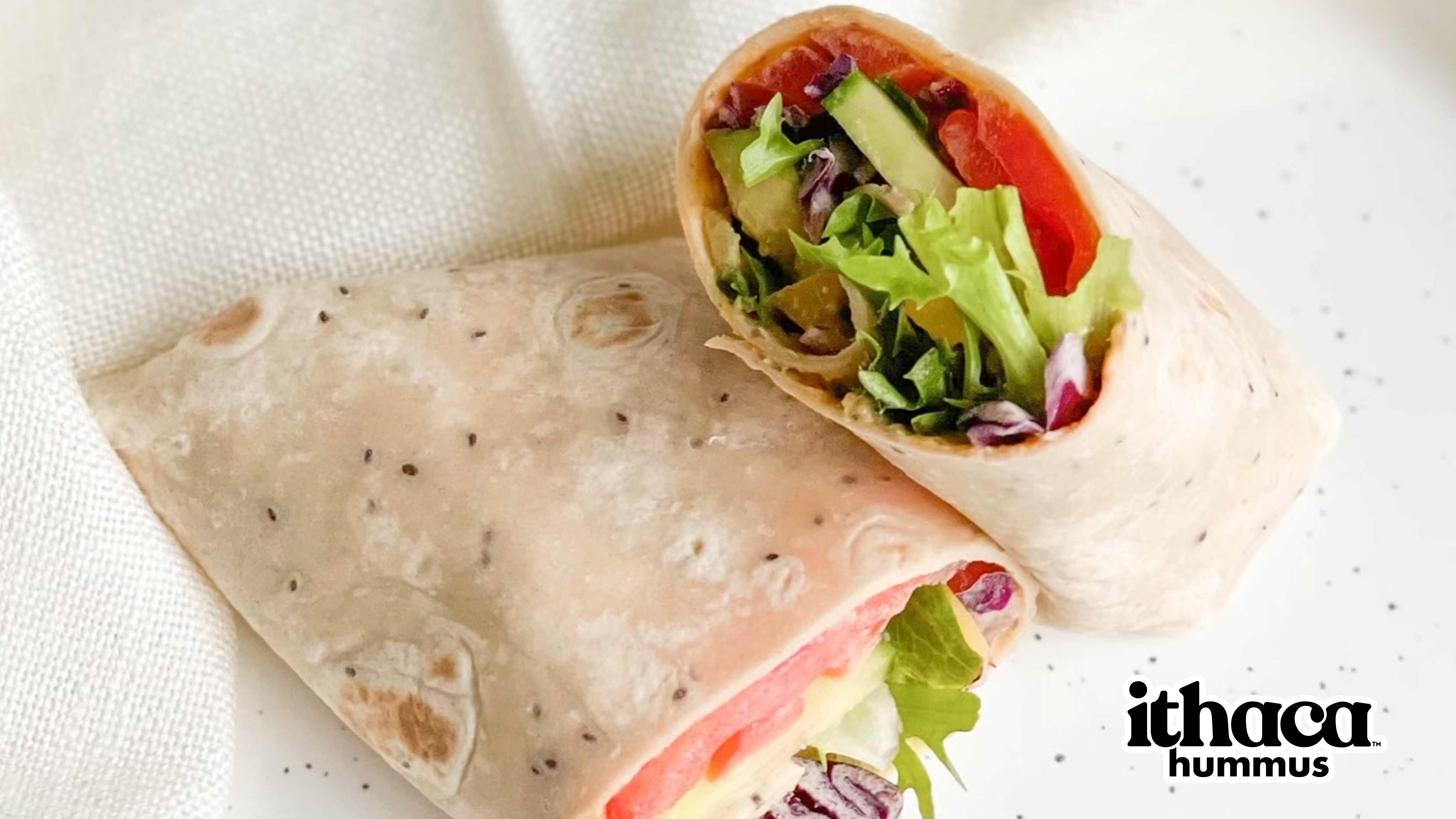 Image for Recipe Buffalo Ranch Veggie Wraps