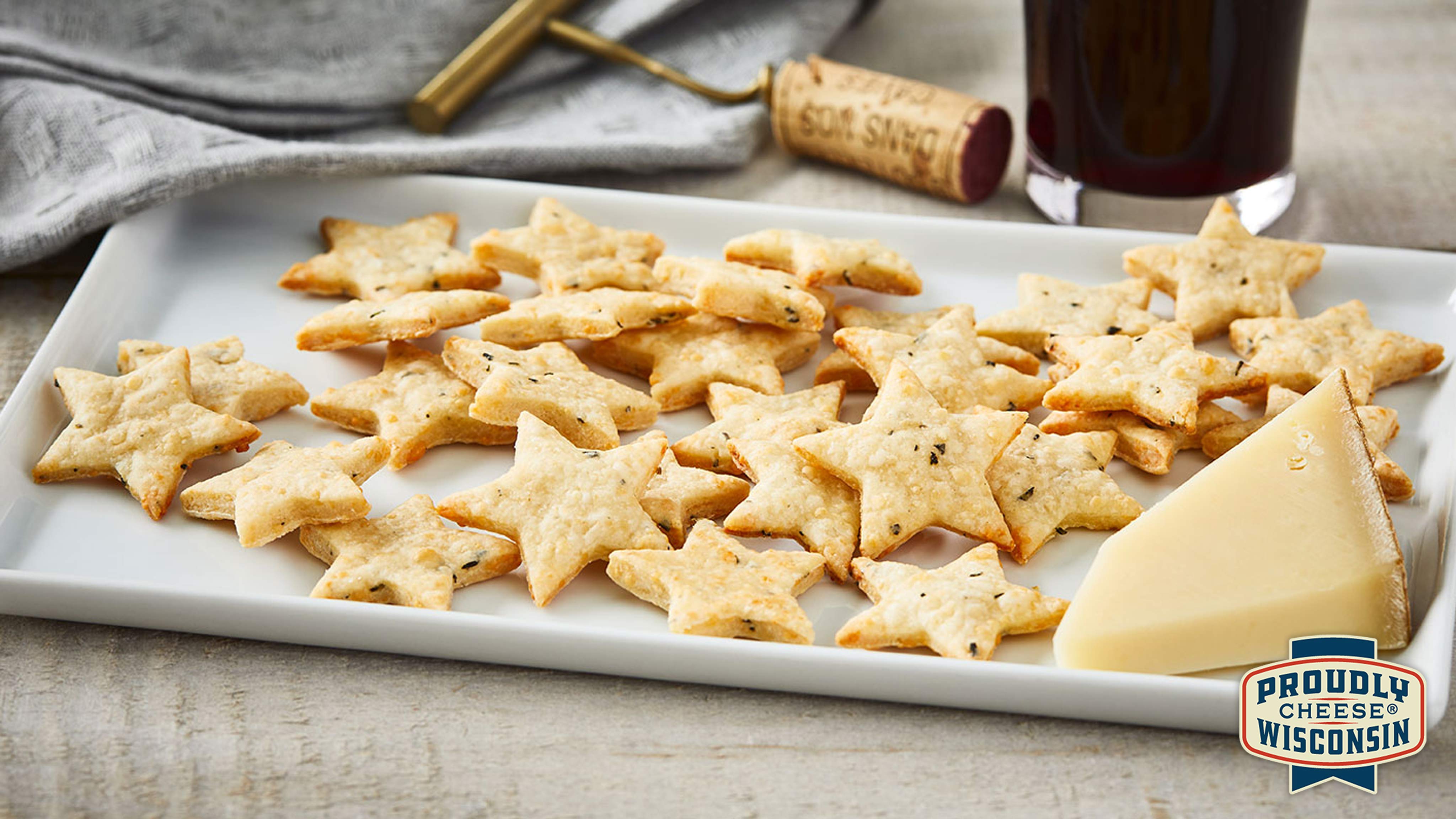 Image for Recipe Savory Alpine Style Cheese Crackers