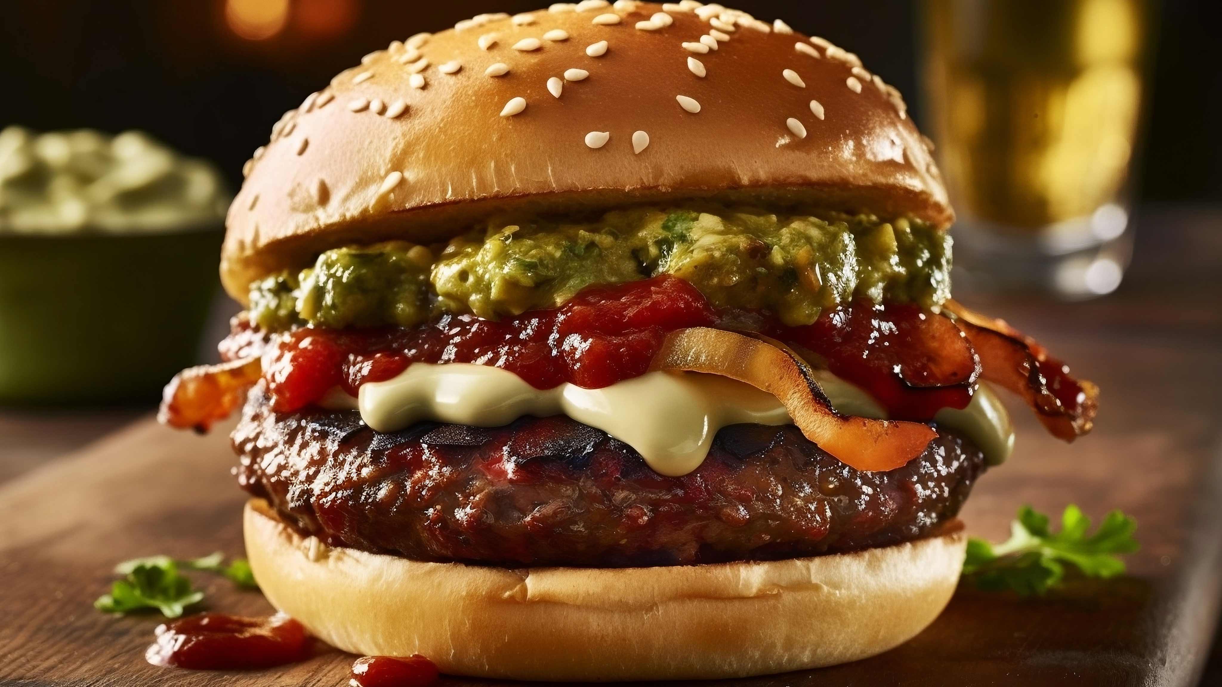 Image for Recipe Mexican Burger with Guacamole