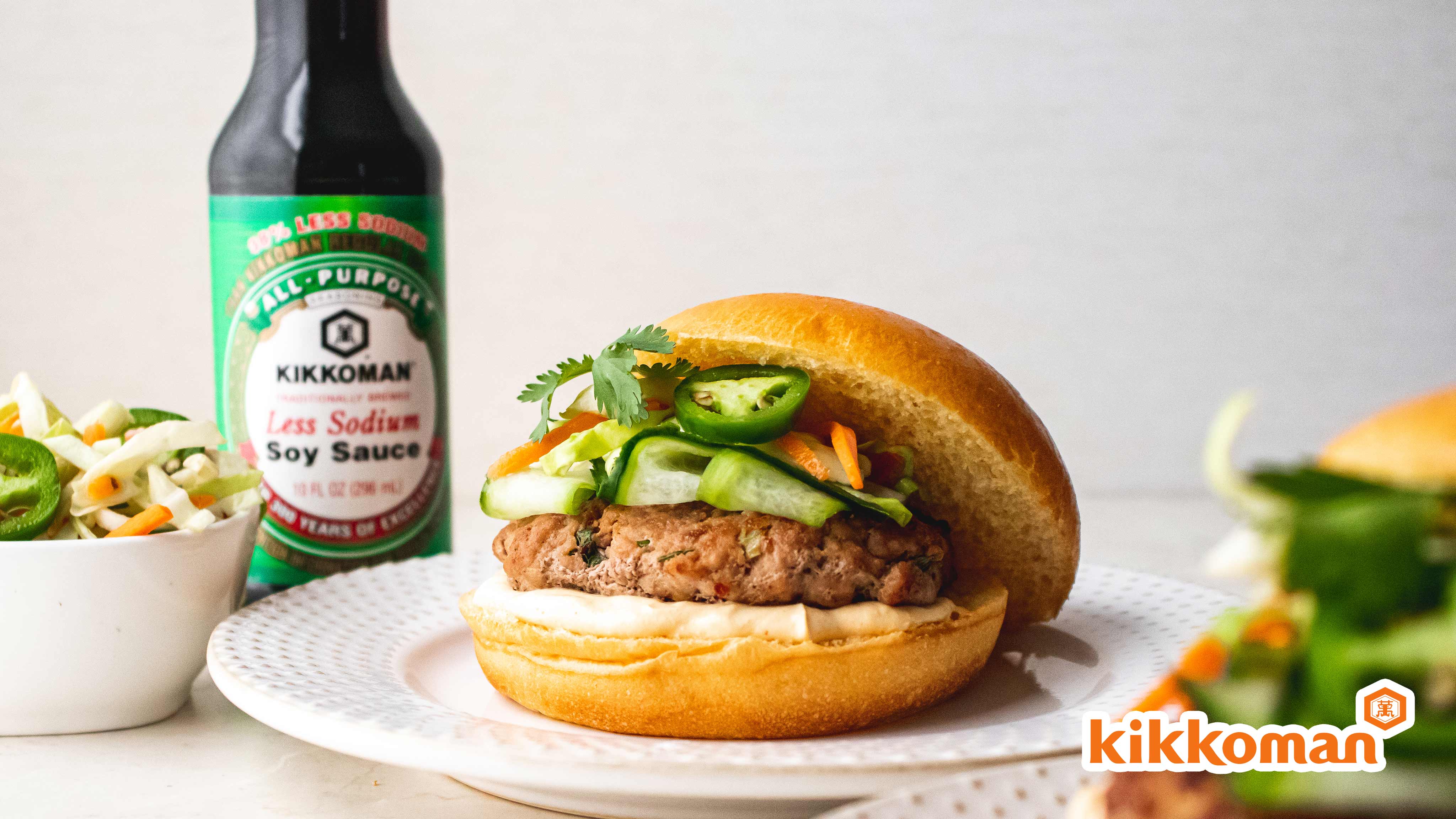 Image for Recipe Bahn Mi Sriracha Burger