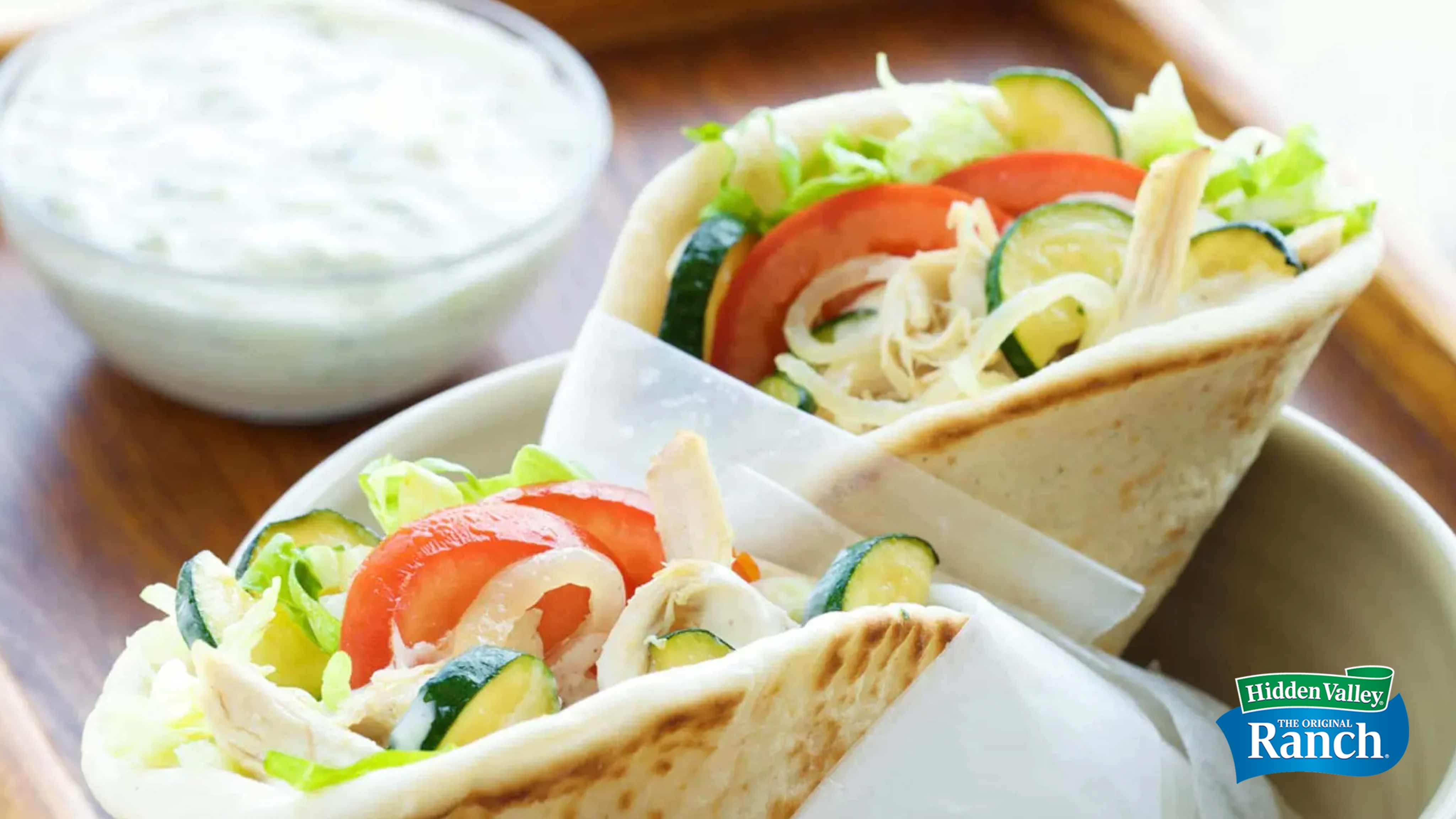 Image for Recipe Greek Chicken Gyros