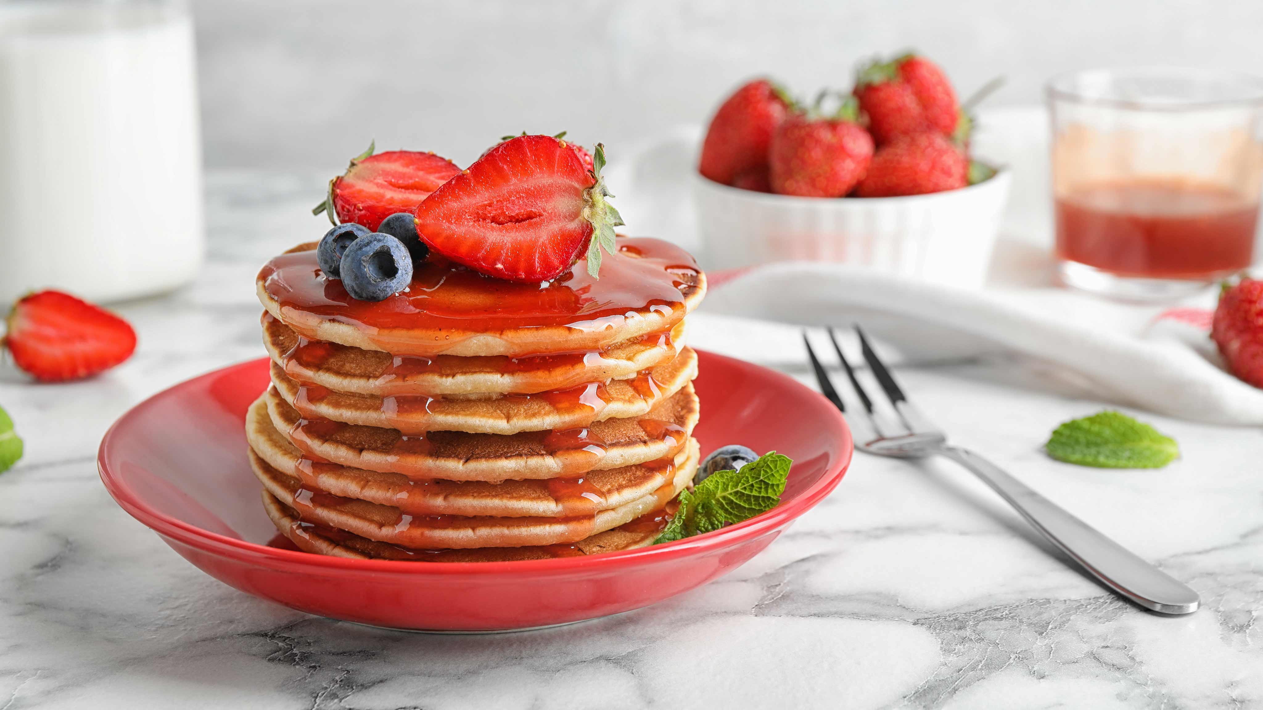 Image for Recipe Warm Strawberry Syrup