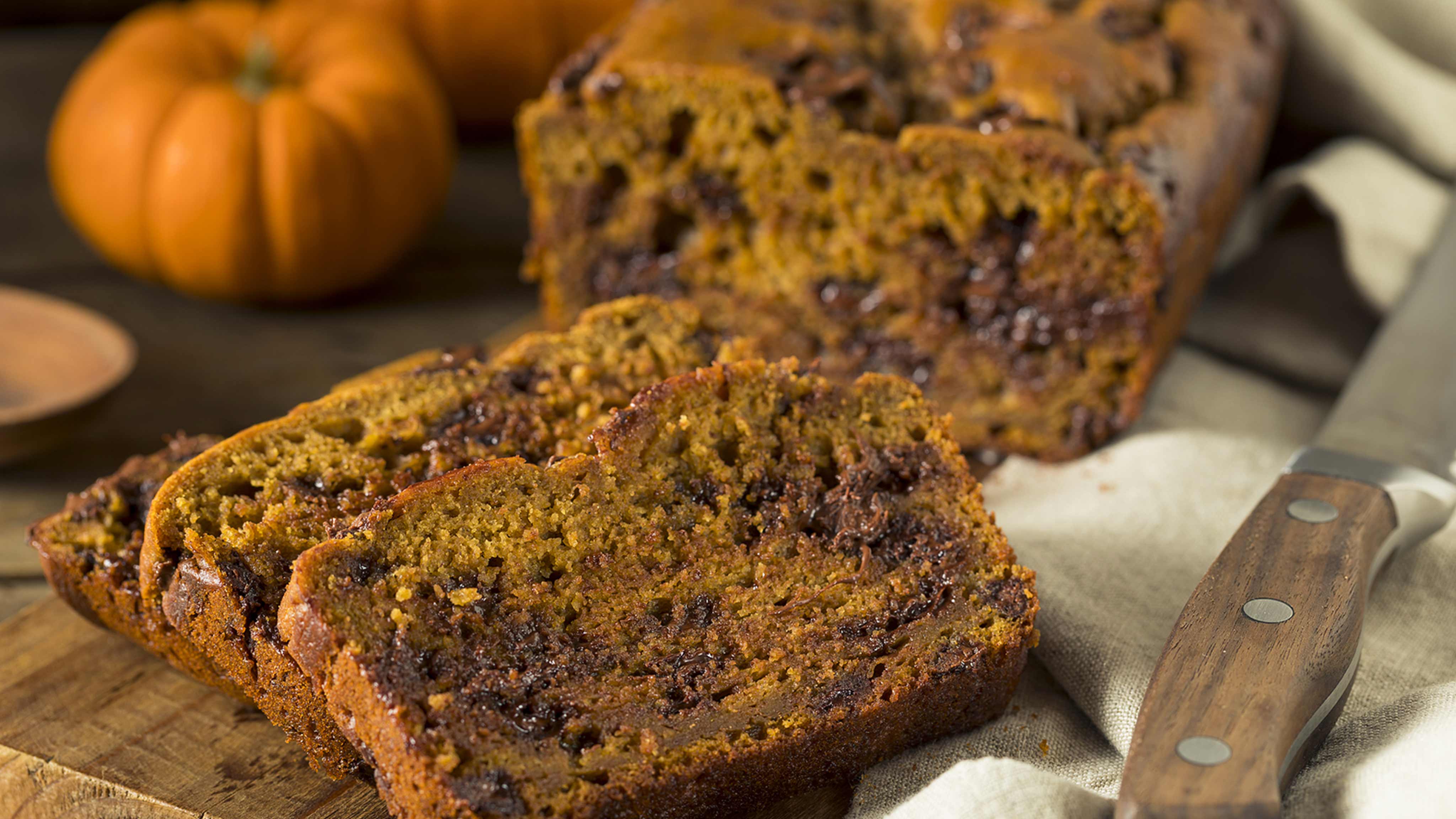 Image for Recipe Chocolate Chip Pumpkin Bread