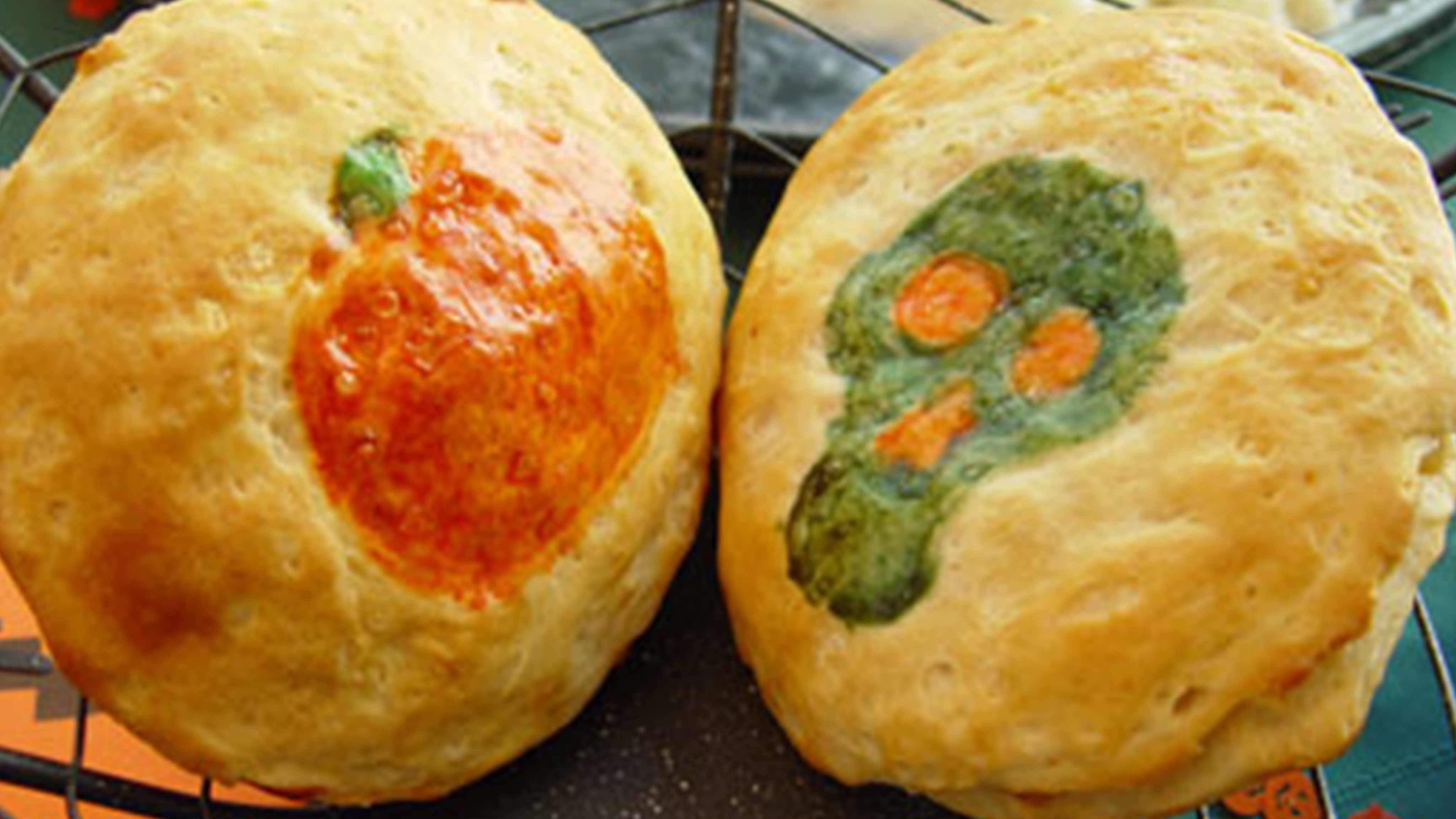 Image for Recipe Trick or Treat Pizza Biscuits