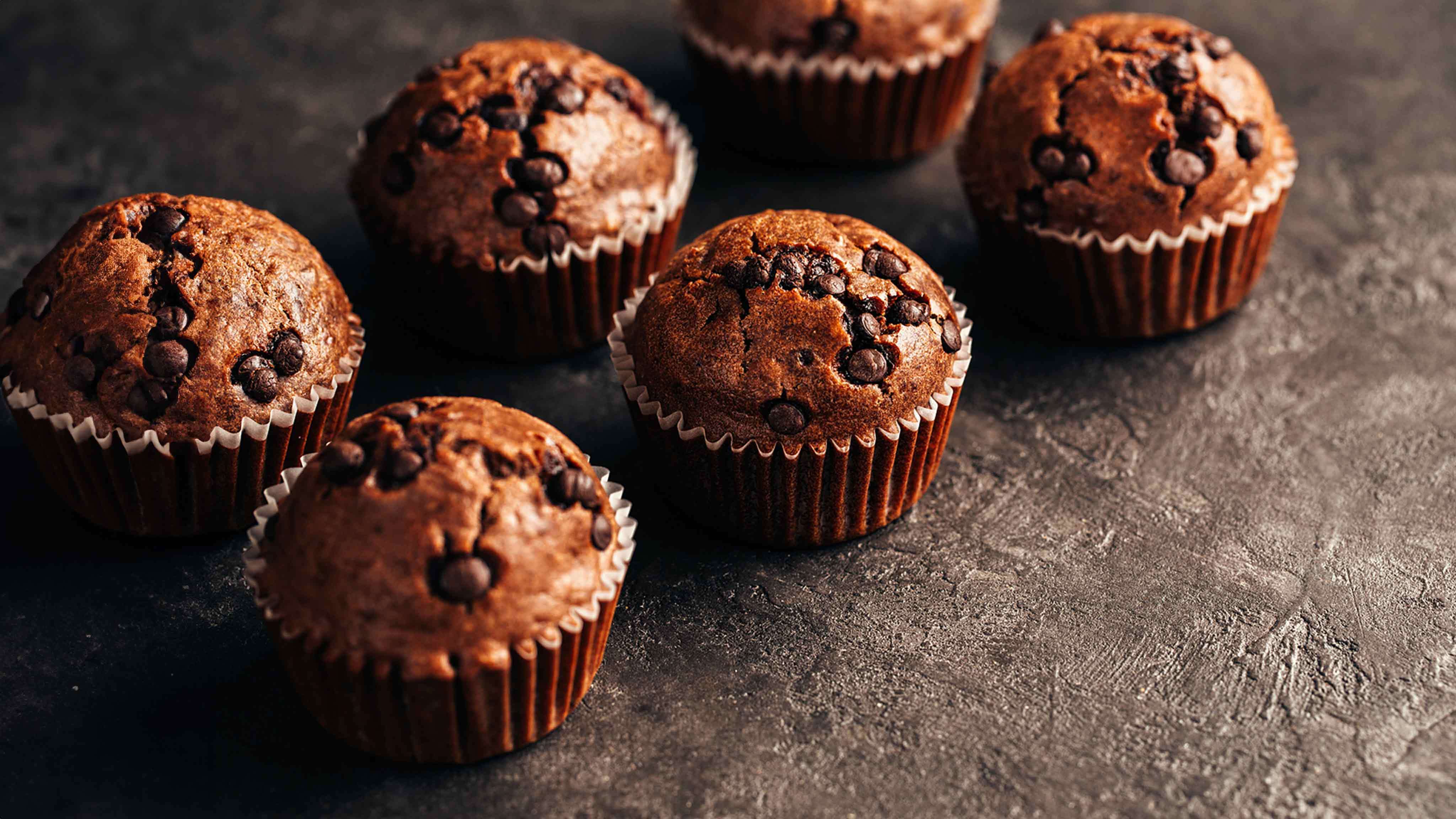 Image for Recipe Chocolate-Chocolate Chip Muffins
