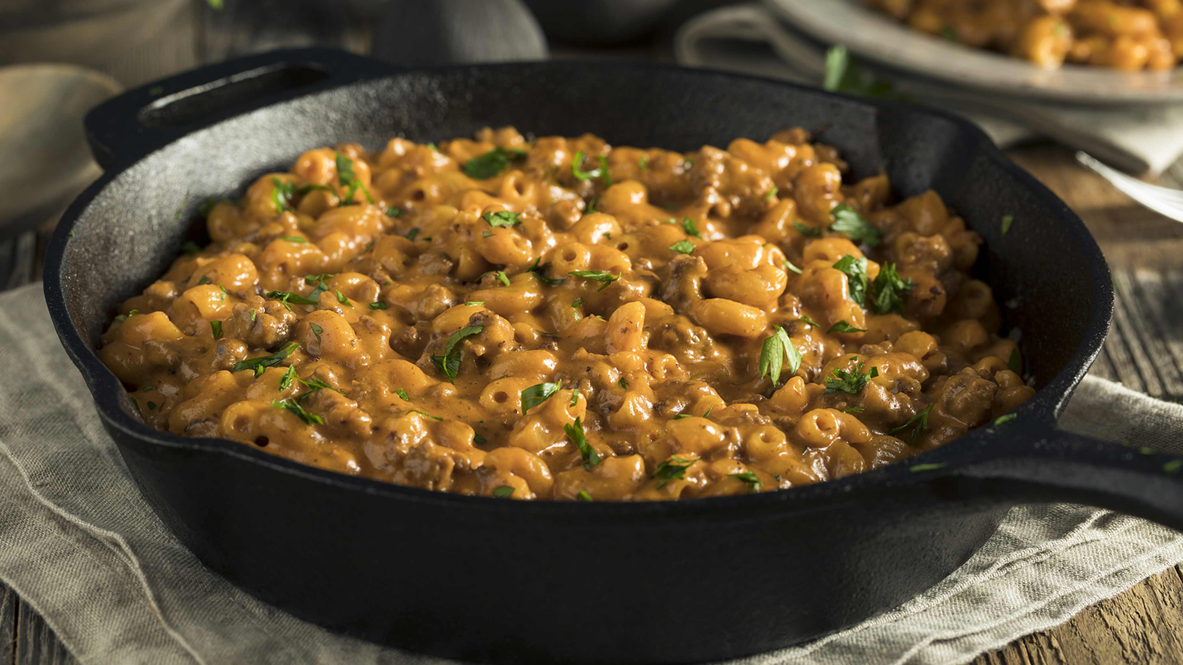 Image for Recipe Beefy Macaroni and Cheese Quick Fix