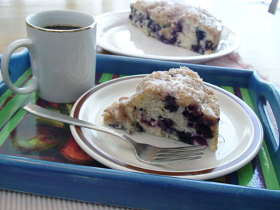 Berlin Marketplace Recipe Blueberry Coffee Cake