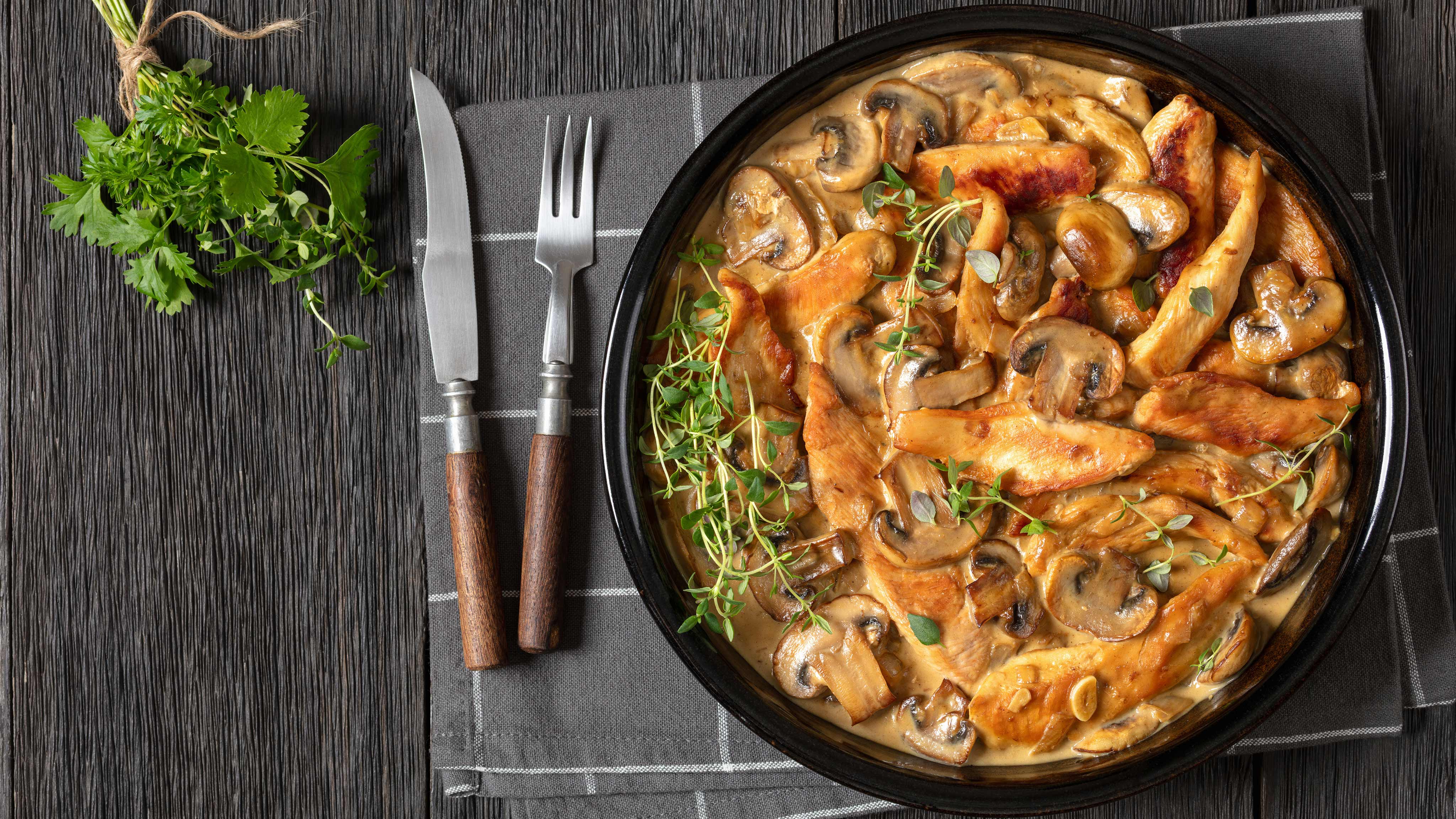 Image for Recipe Chicken Stroganoff For Two