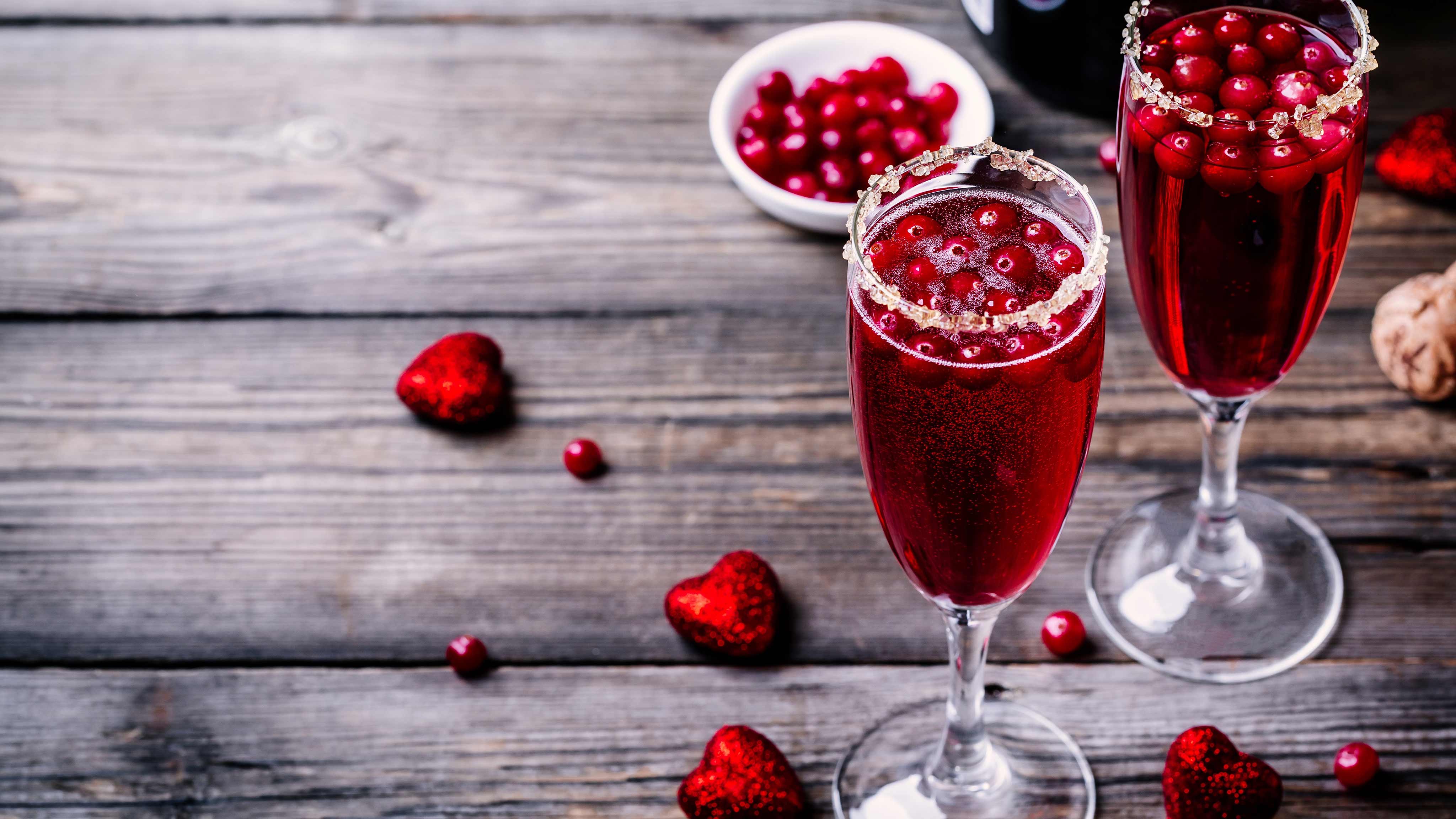 Image for Recipe Cranberry Champagne Cocktail