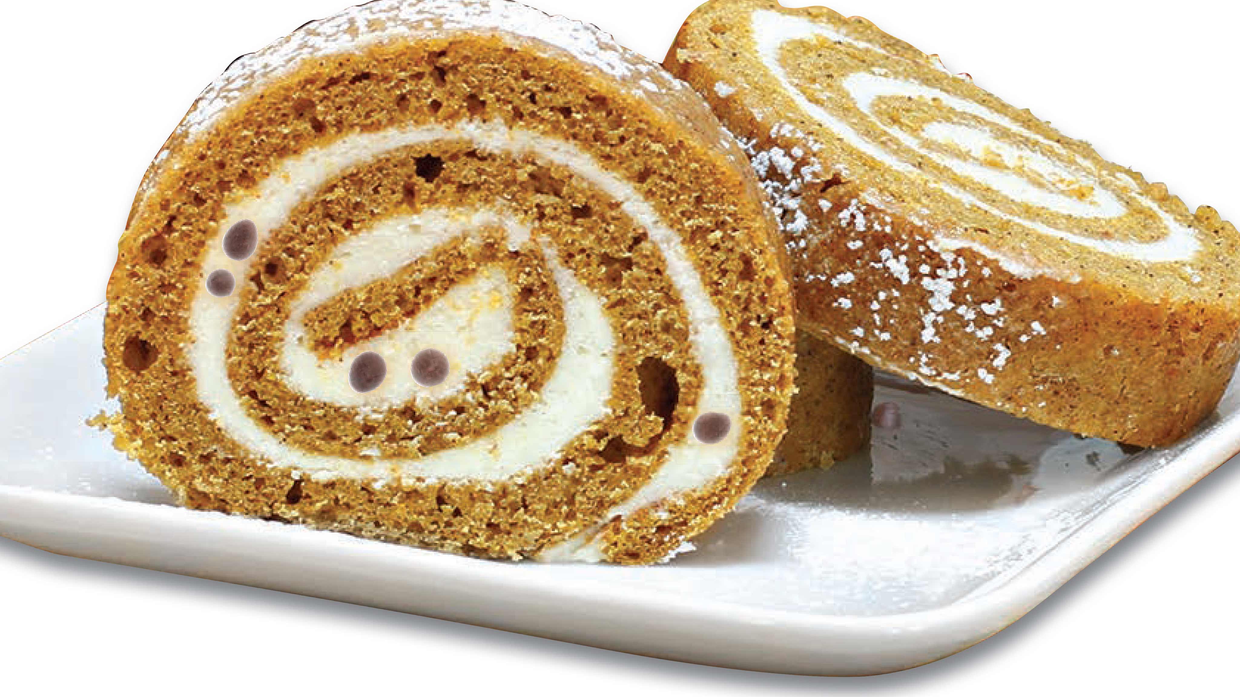 Image for Recipe Pumpkin Cake Roll with Chocolate Chips