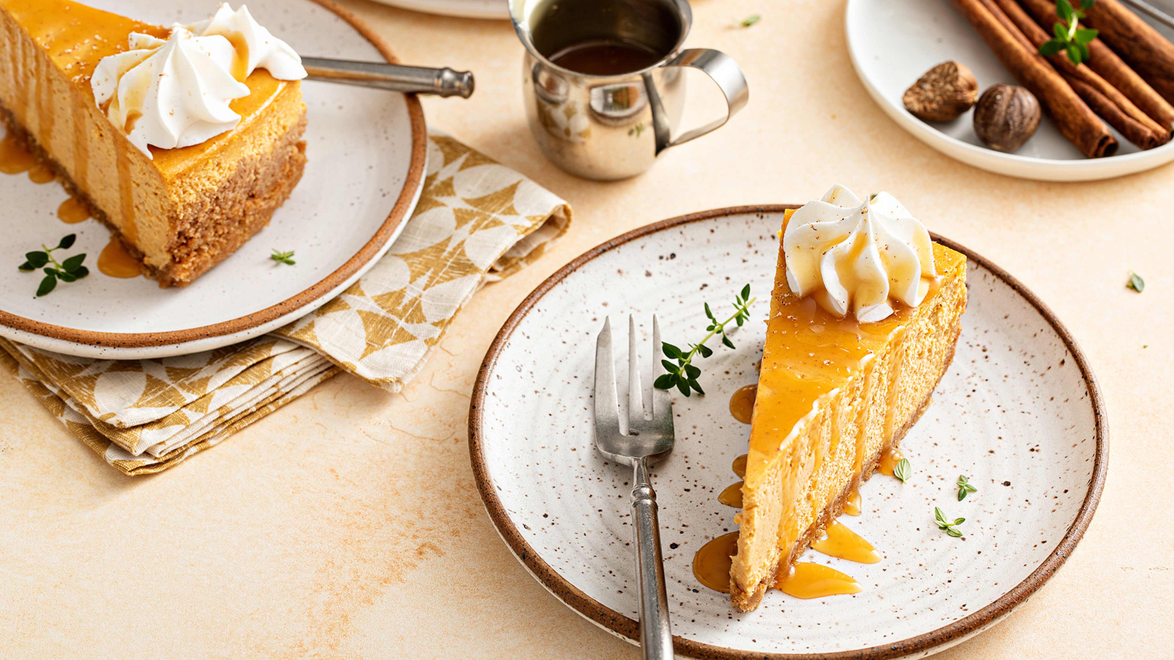 Image for Recipe Pumpkin Pecan Cheesecake