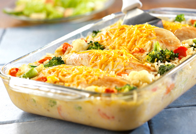 Tops Friendly Markets Print Recipe Campbell S Cheesy Chicken And Rice Casserole