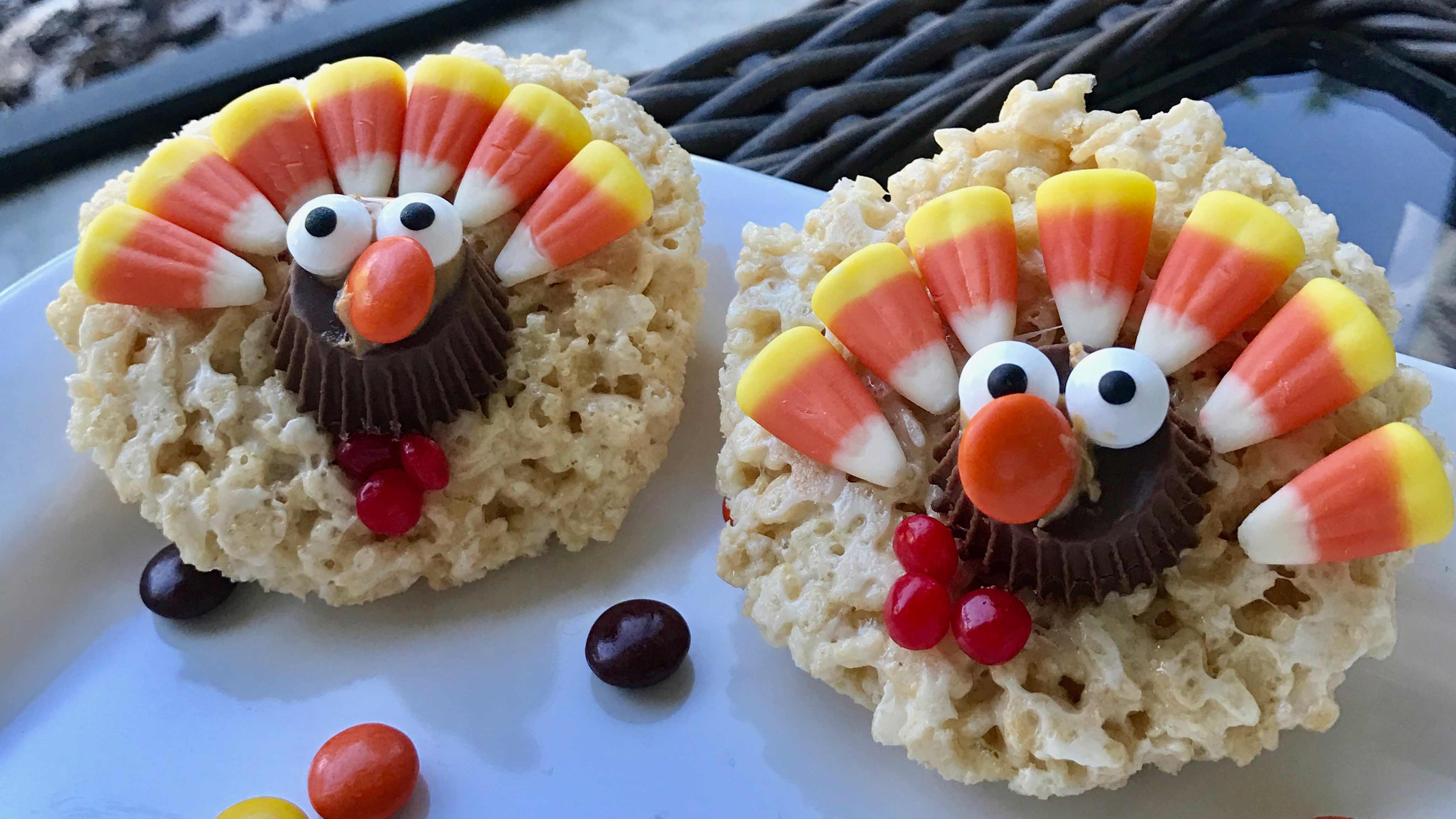 Image for Recipe Rice Krispie Treat Turkeys