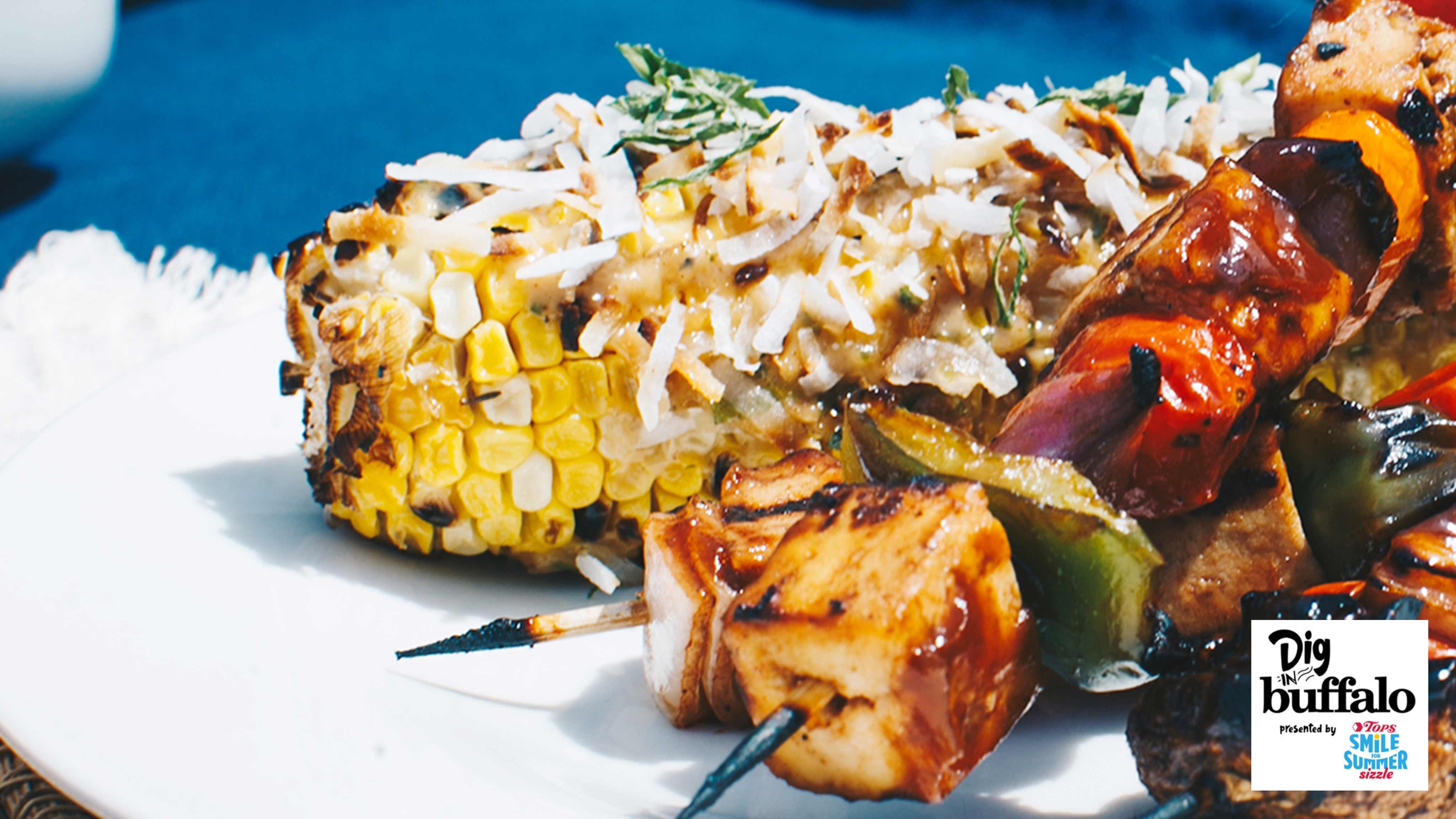 Image for Recipe Grilled Jerk Corn