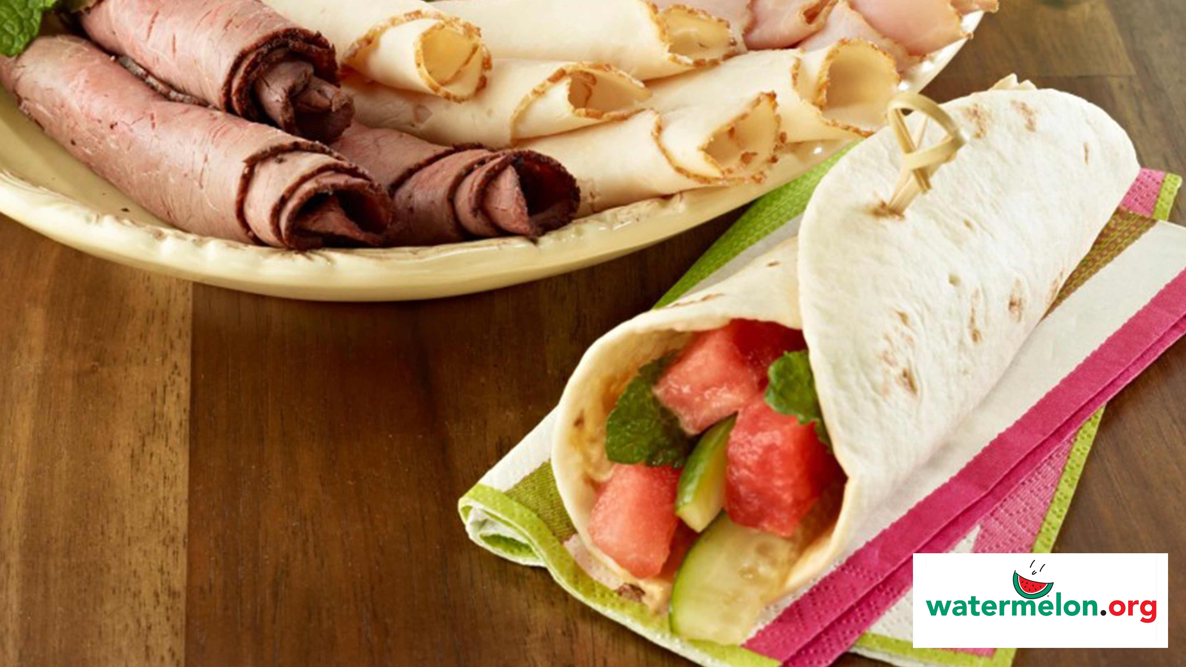 Image for Recipe Watermelon Sandwich Wraps