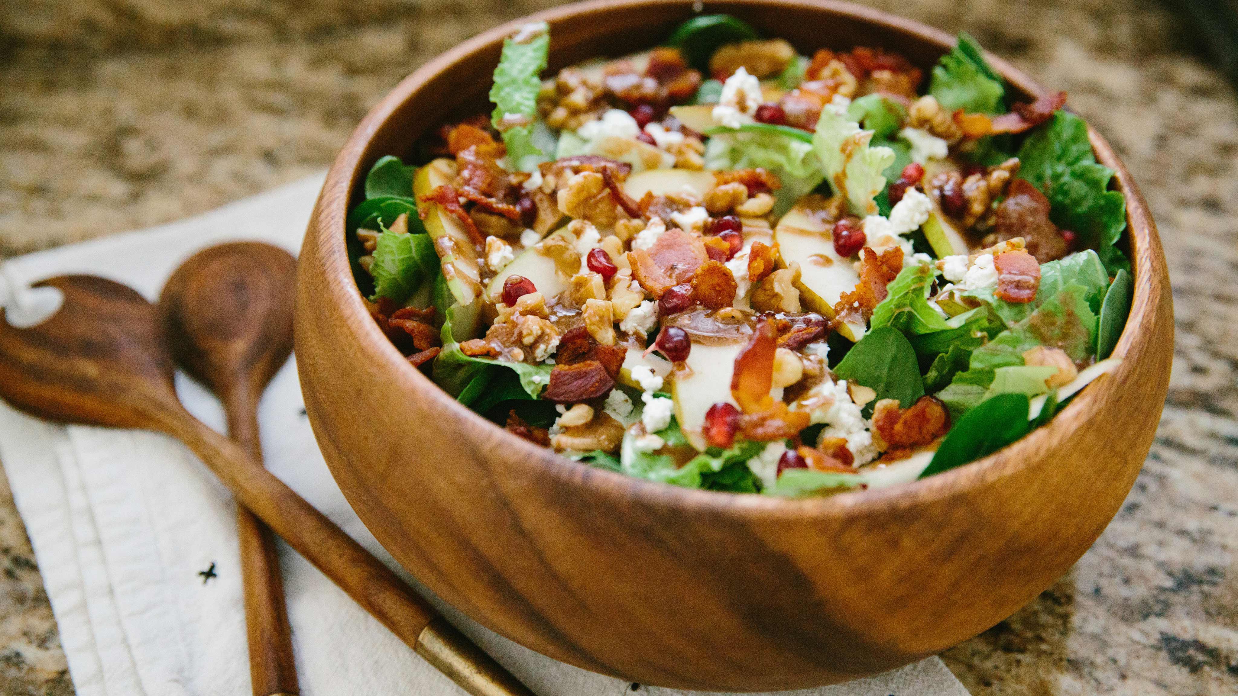 Image for Recipe Bacon Berry Winter Salad