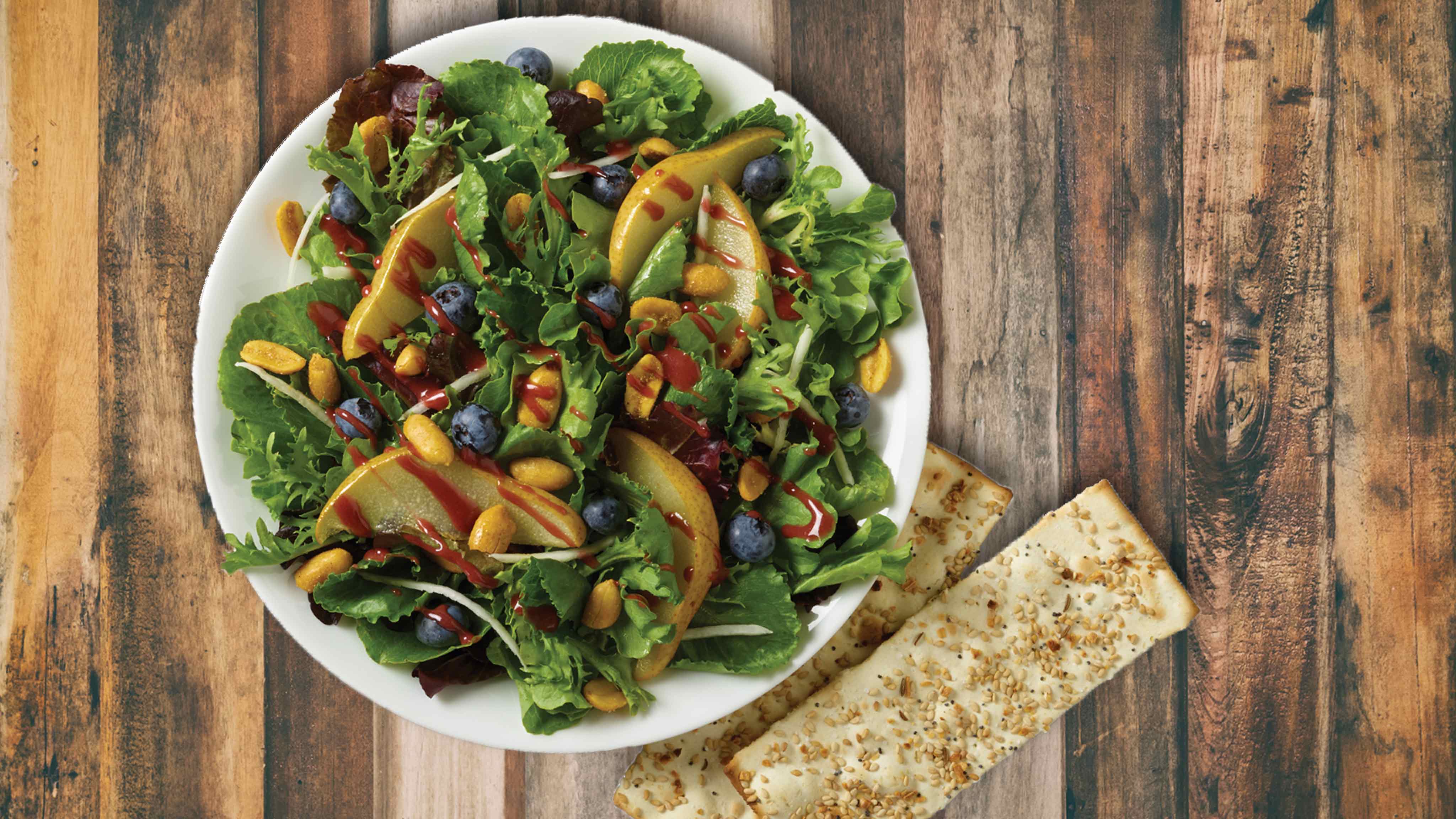 Image for Recipe Blueberry and Roasted Pear Fusion Salad