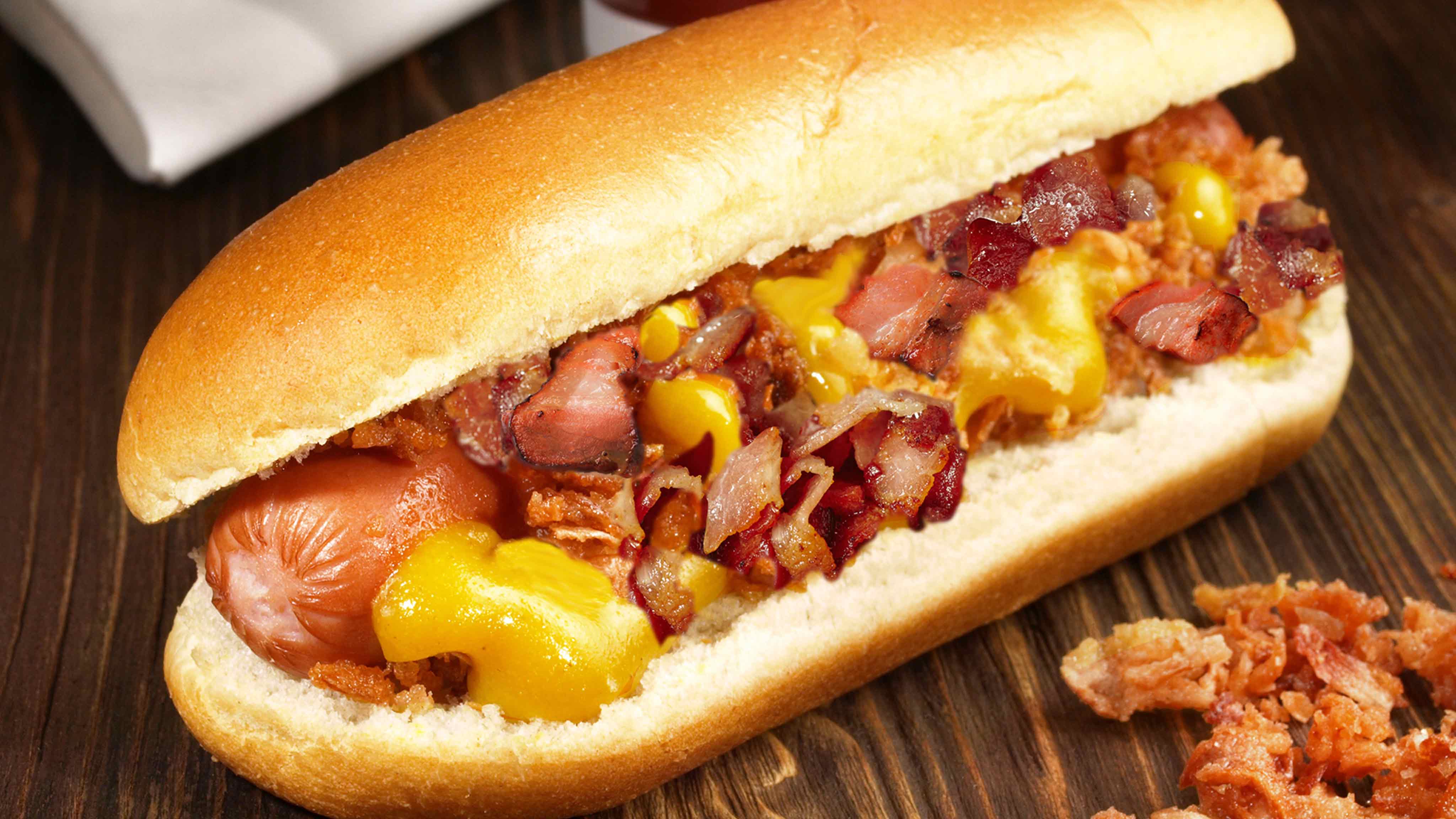 Image for Recipe Smokey Bacon Cheese Dog