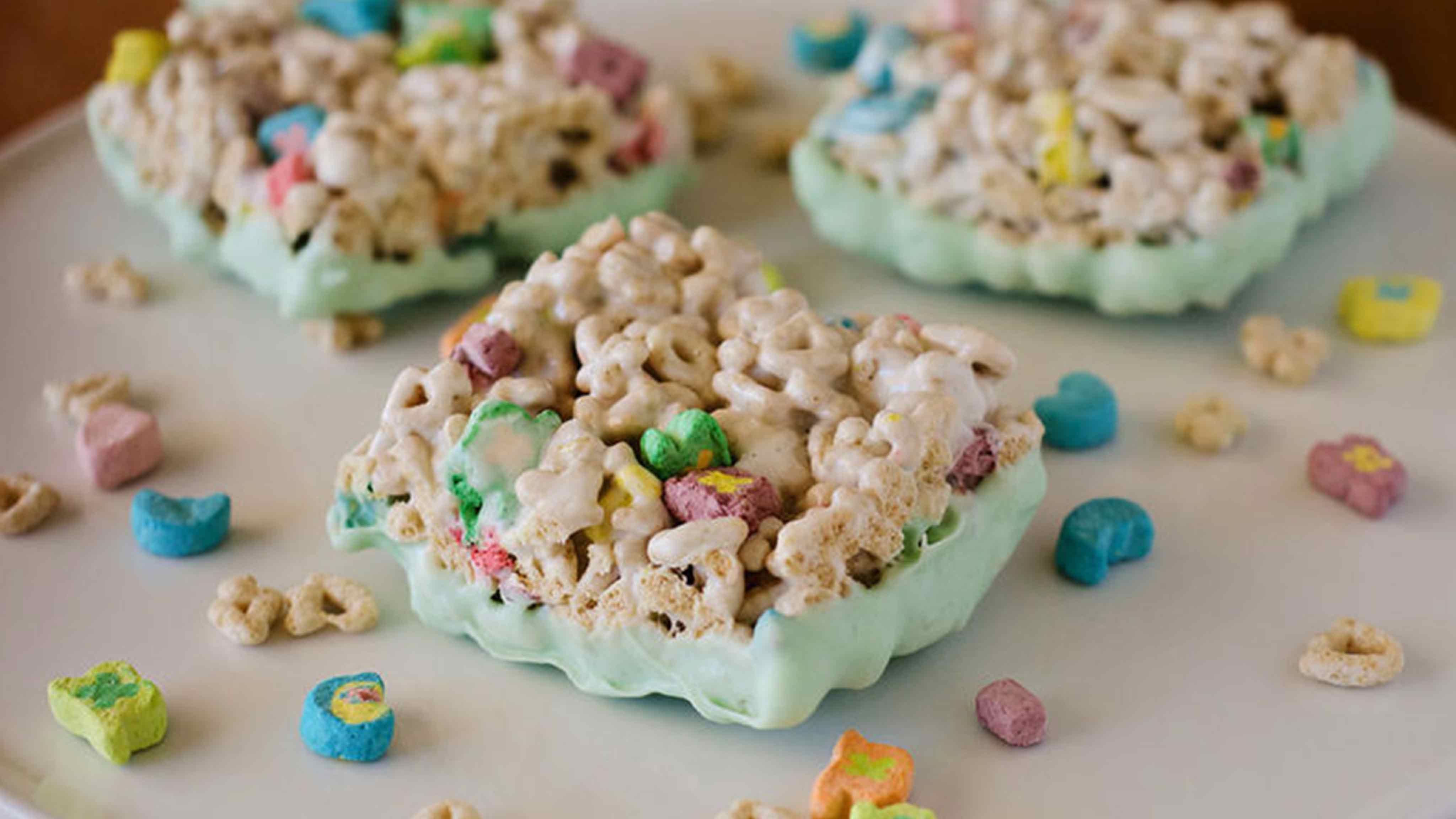 Image for Recipe No Bake Lucky Charms Treats