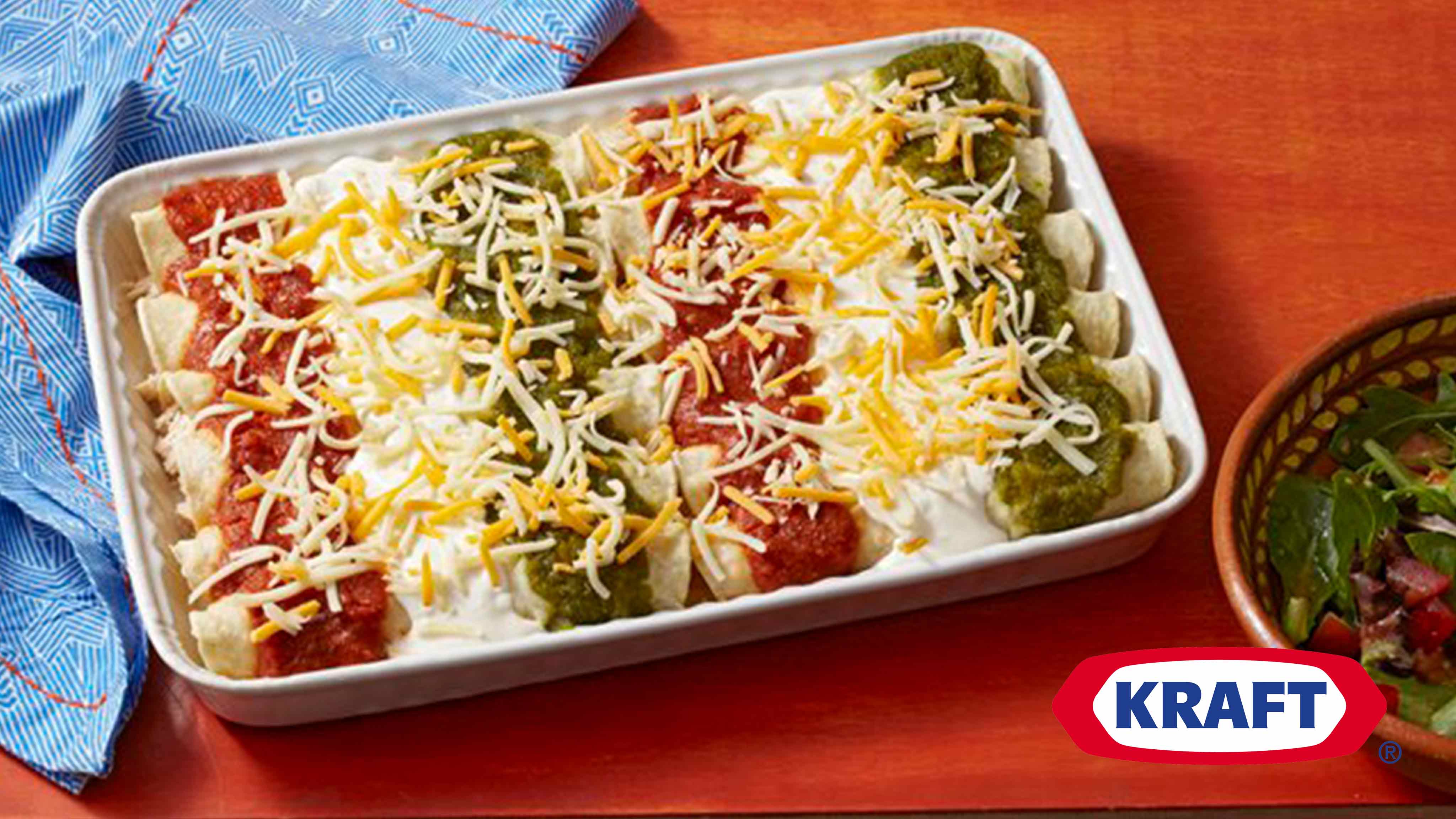 Image for Recipe Tri Color Enchiladas