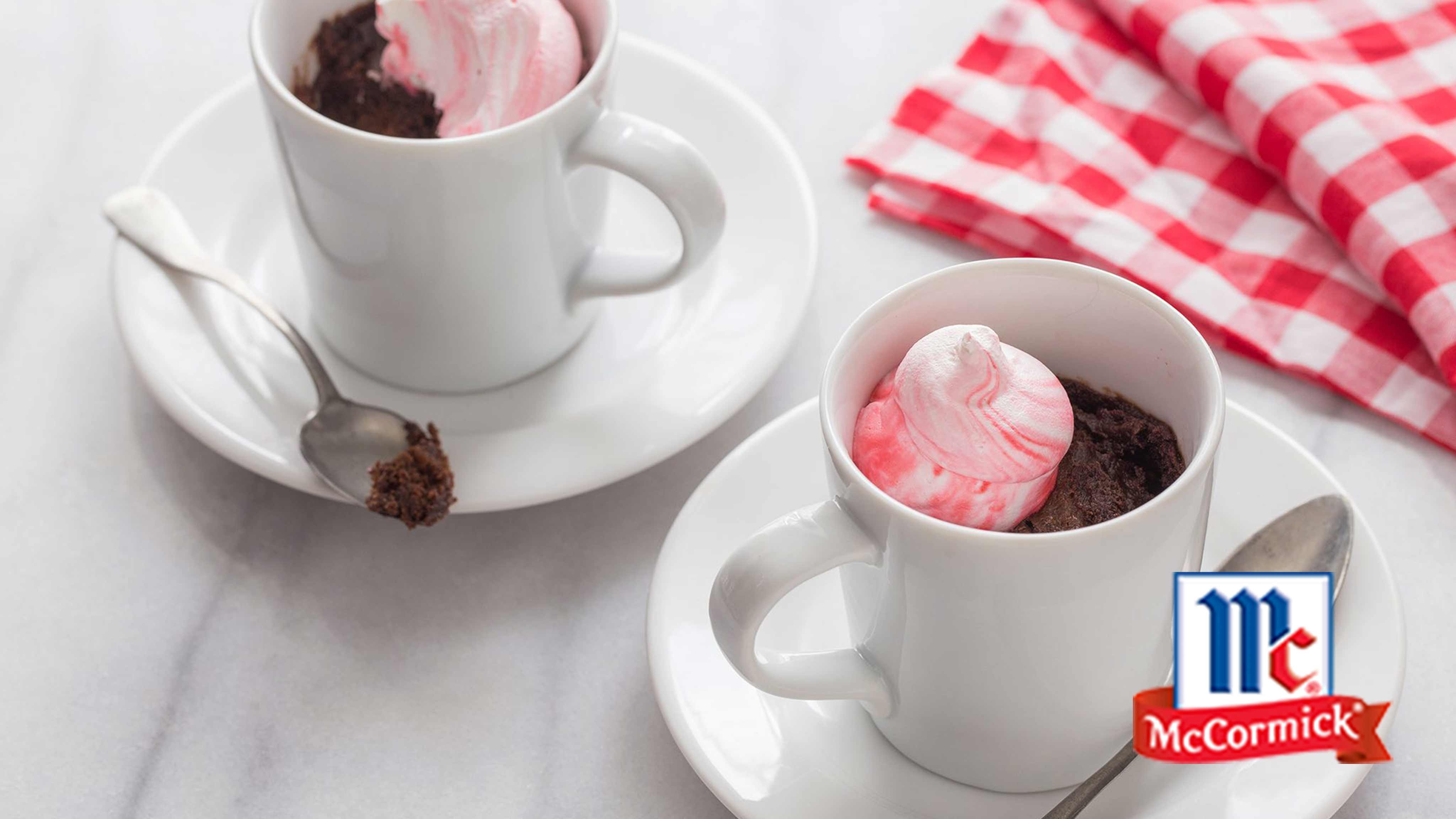 Image for Recipe Fudgy Peppermint Mug Brownie