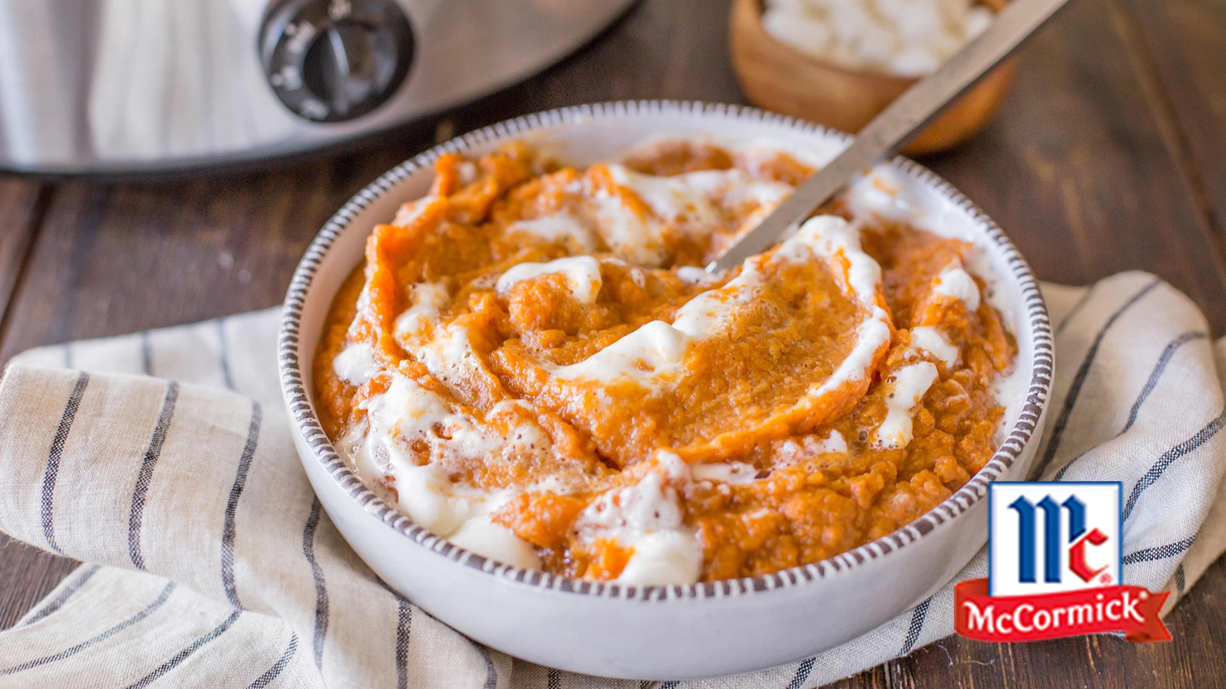 Image for Recipe Slow Cooker Mashed Sweet Potatoes with Marshmallows