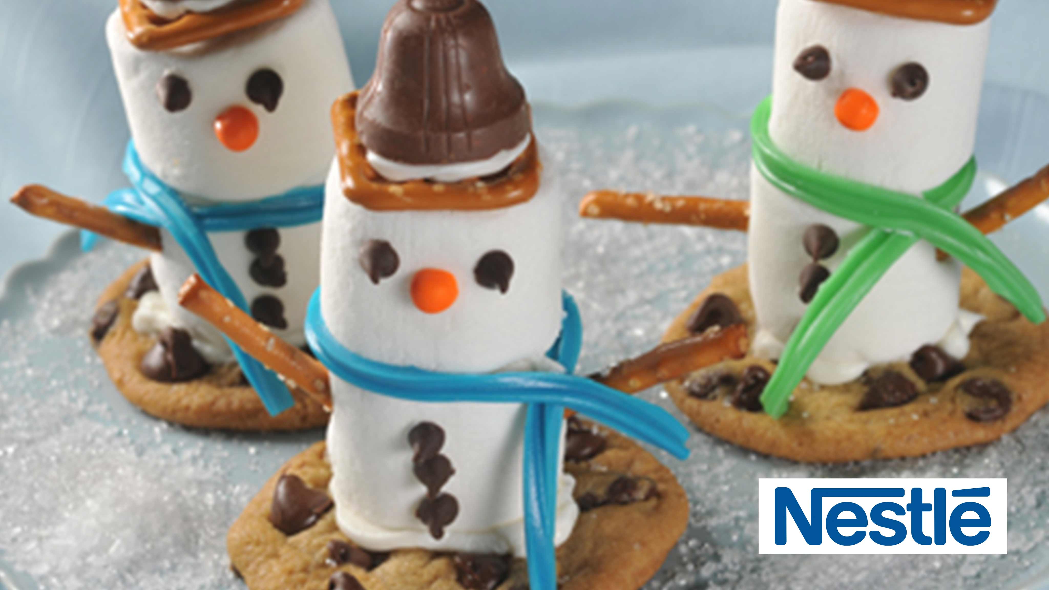 Image for Recipe Marshmallow Snowmen