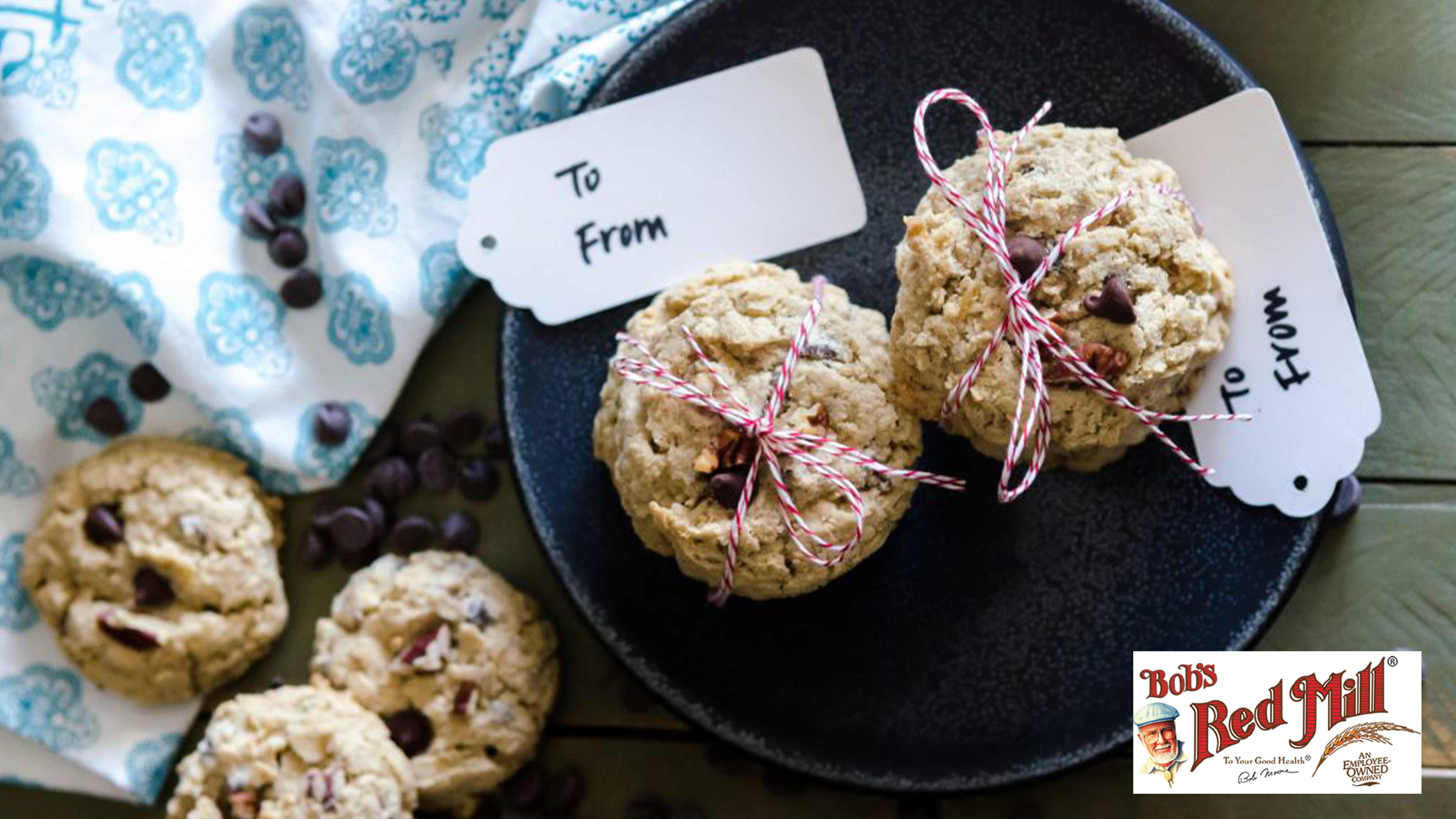 Image for Recipe Chocolate Chip Pecan Oatmeal Cookies