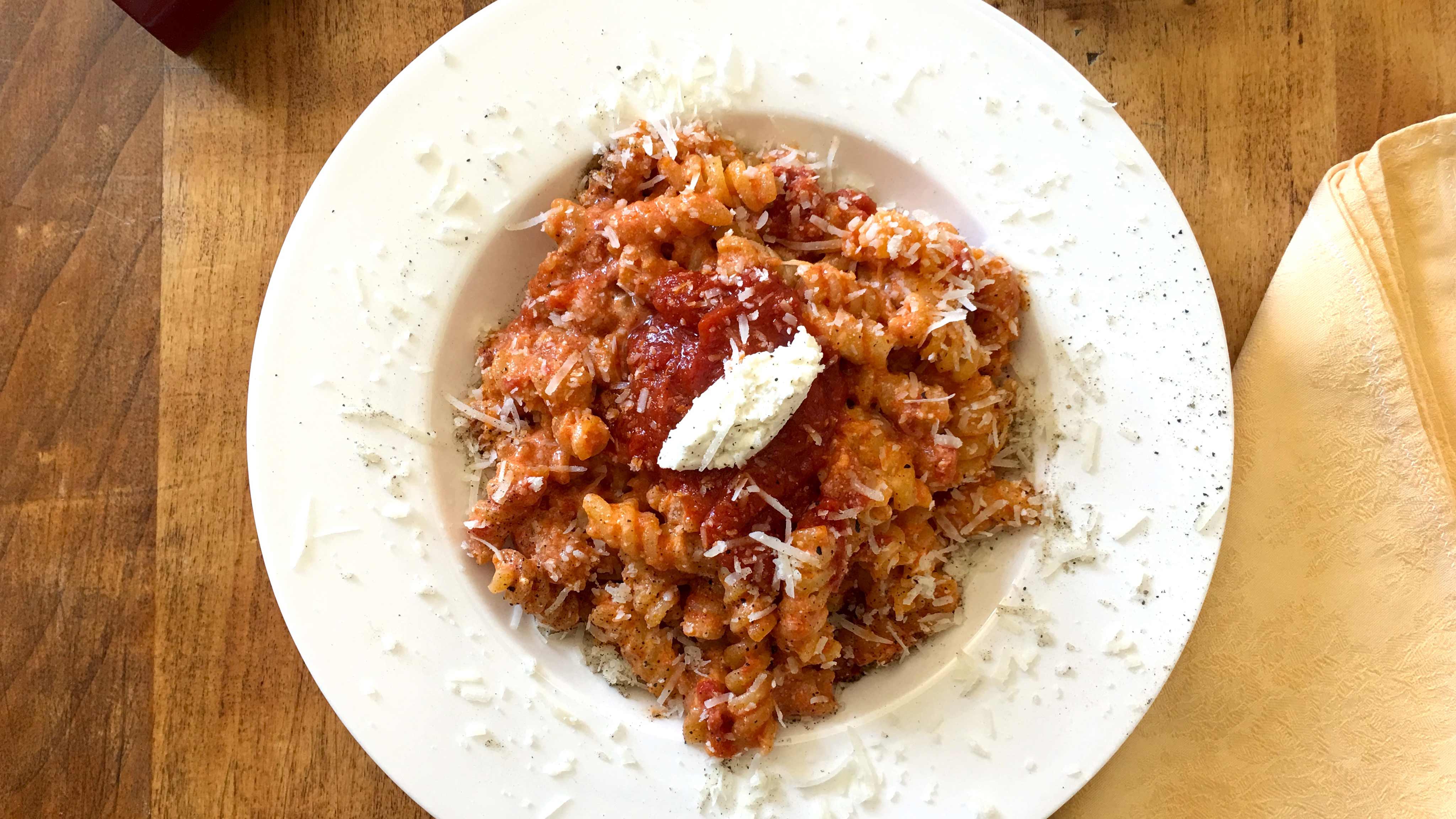 Image for Recipe Fusilli with Ricotta 