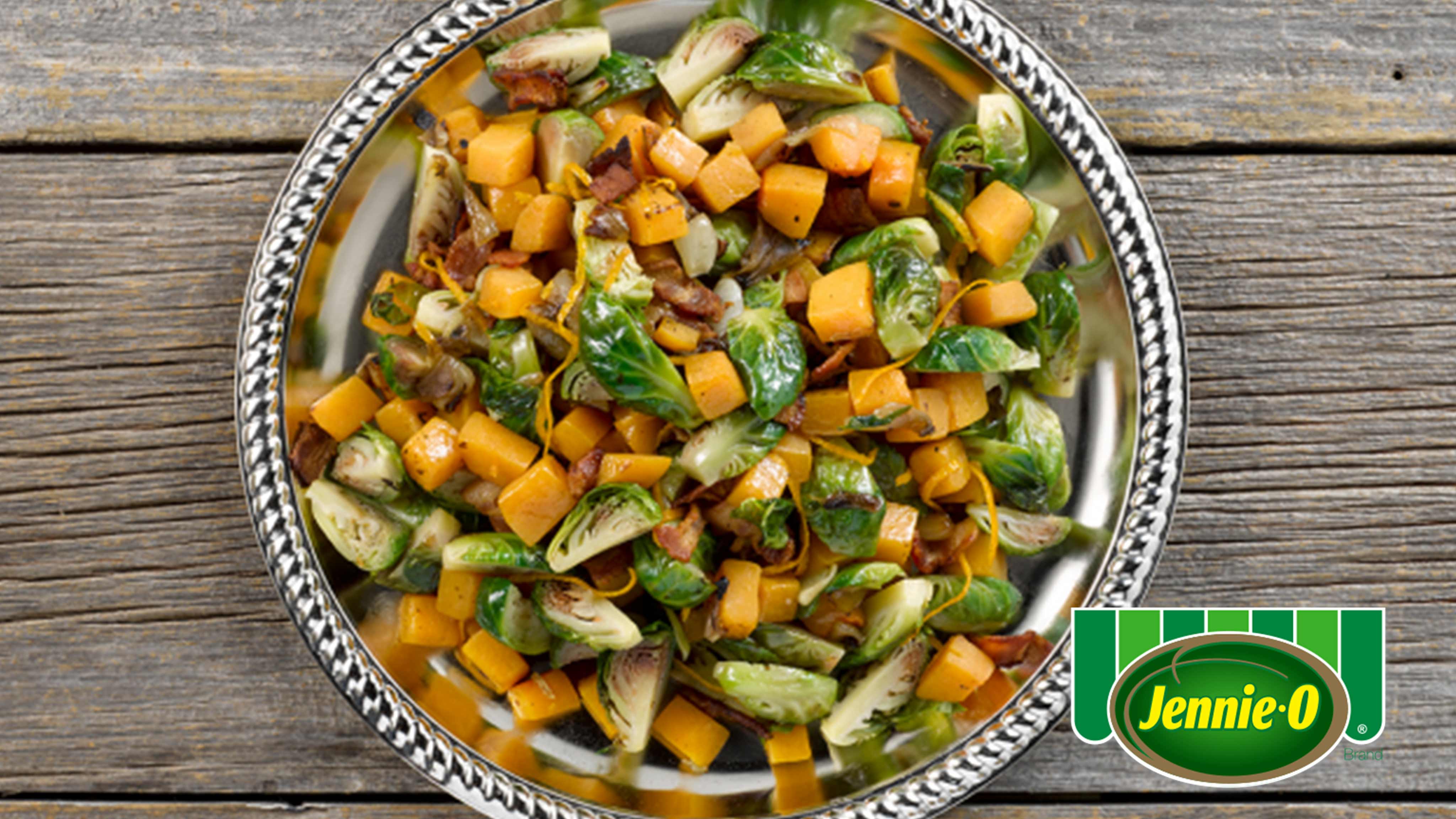 Image for Recipe Orange Glazed Brussels Sprouts and Butternut Squash