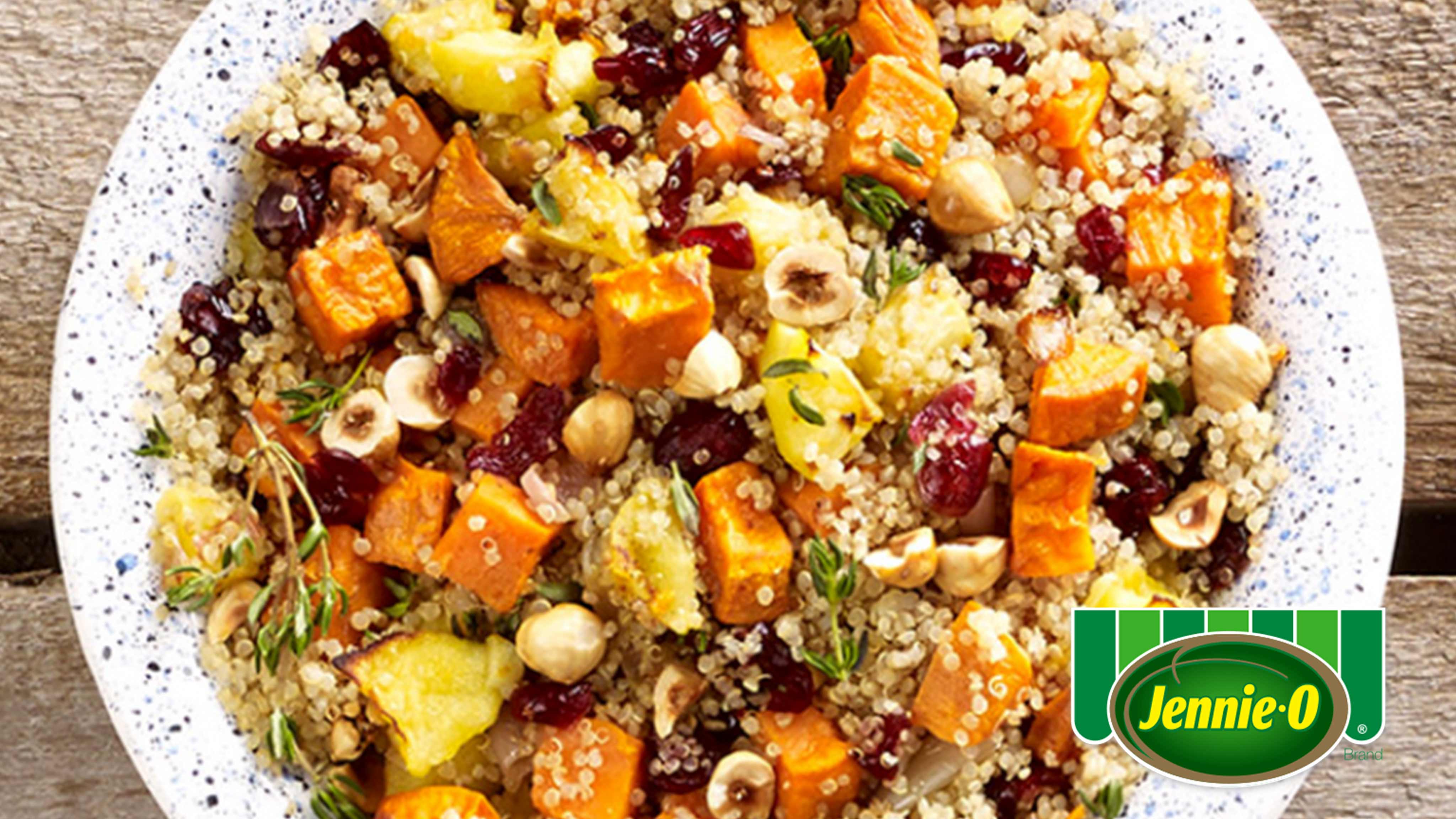 Image for Recipe Quinoa Stuffing with Sweet Potatoes, Apples and Hazelnuts