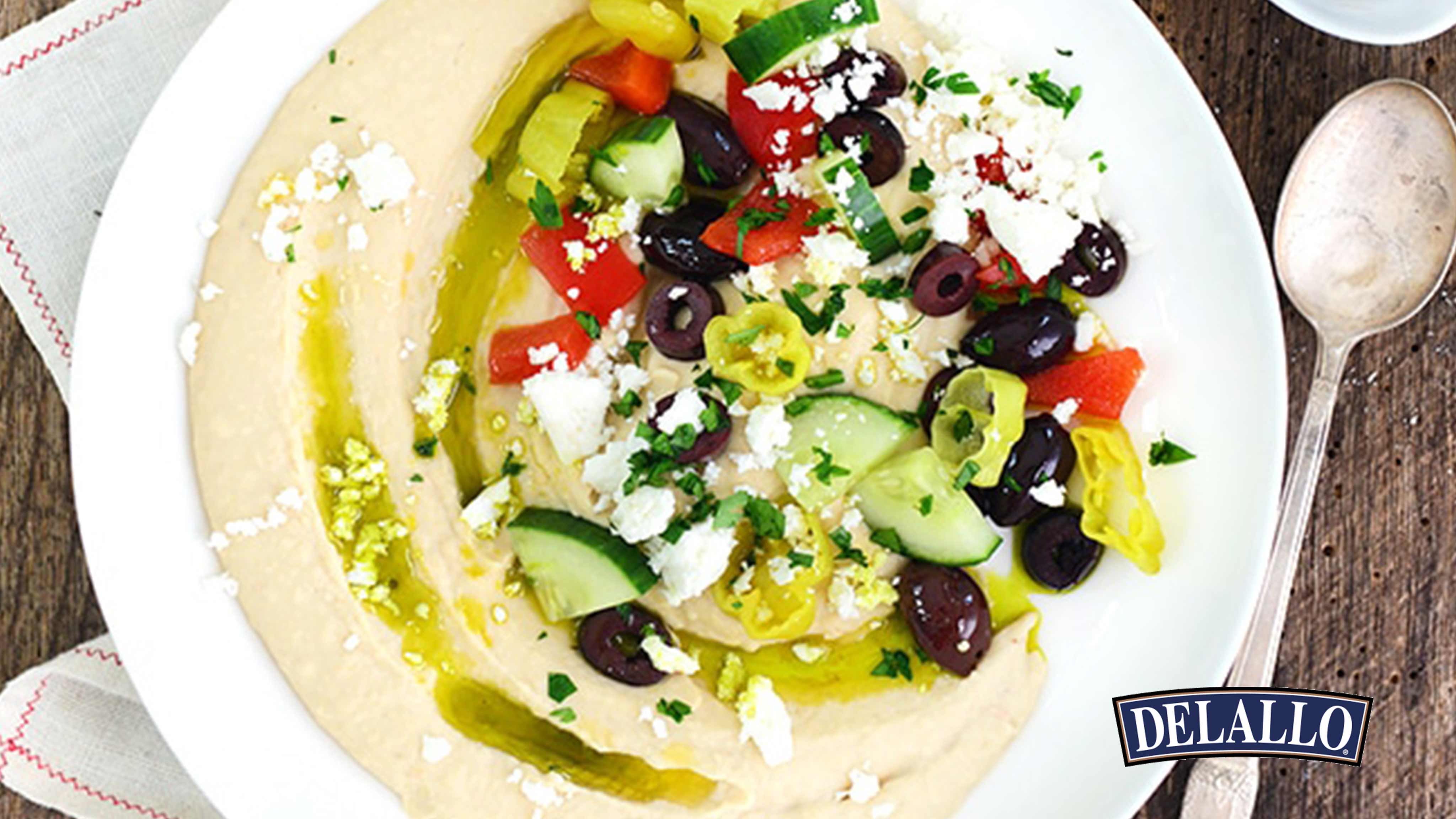 Image for Recipe Garden Greek Hummus Dip