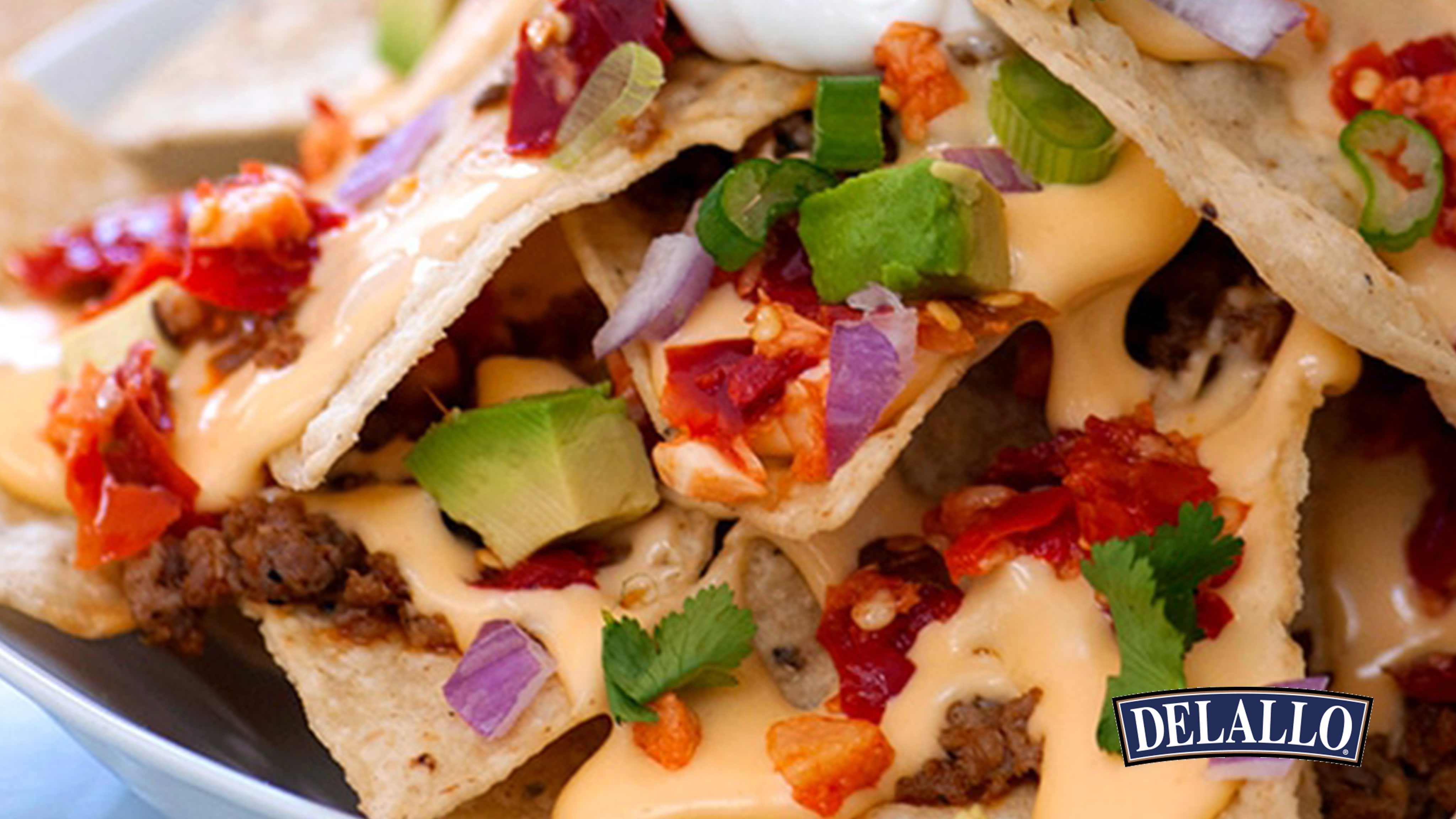 Image for Recipe Hot Pepper Garlic Nacho Cheese Sauce with Italian Sausage