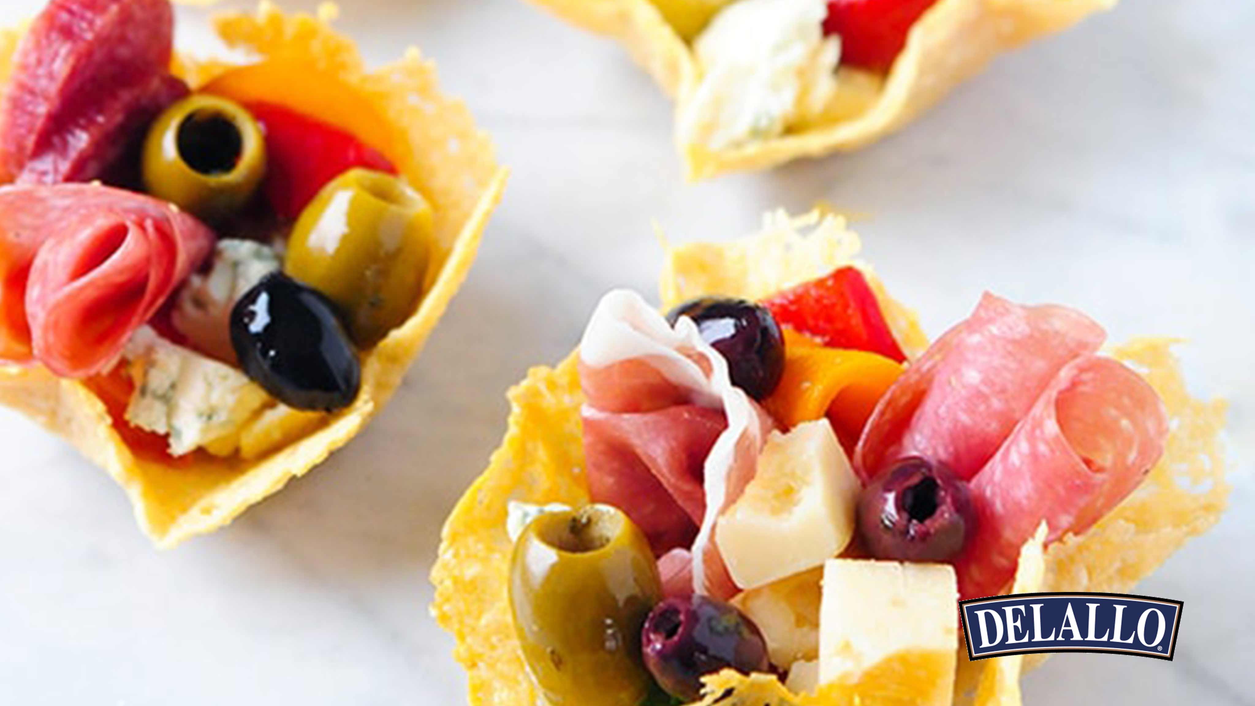 Image for Recipe Parmesan Antipasto Cups