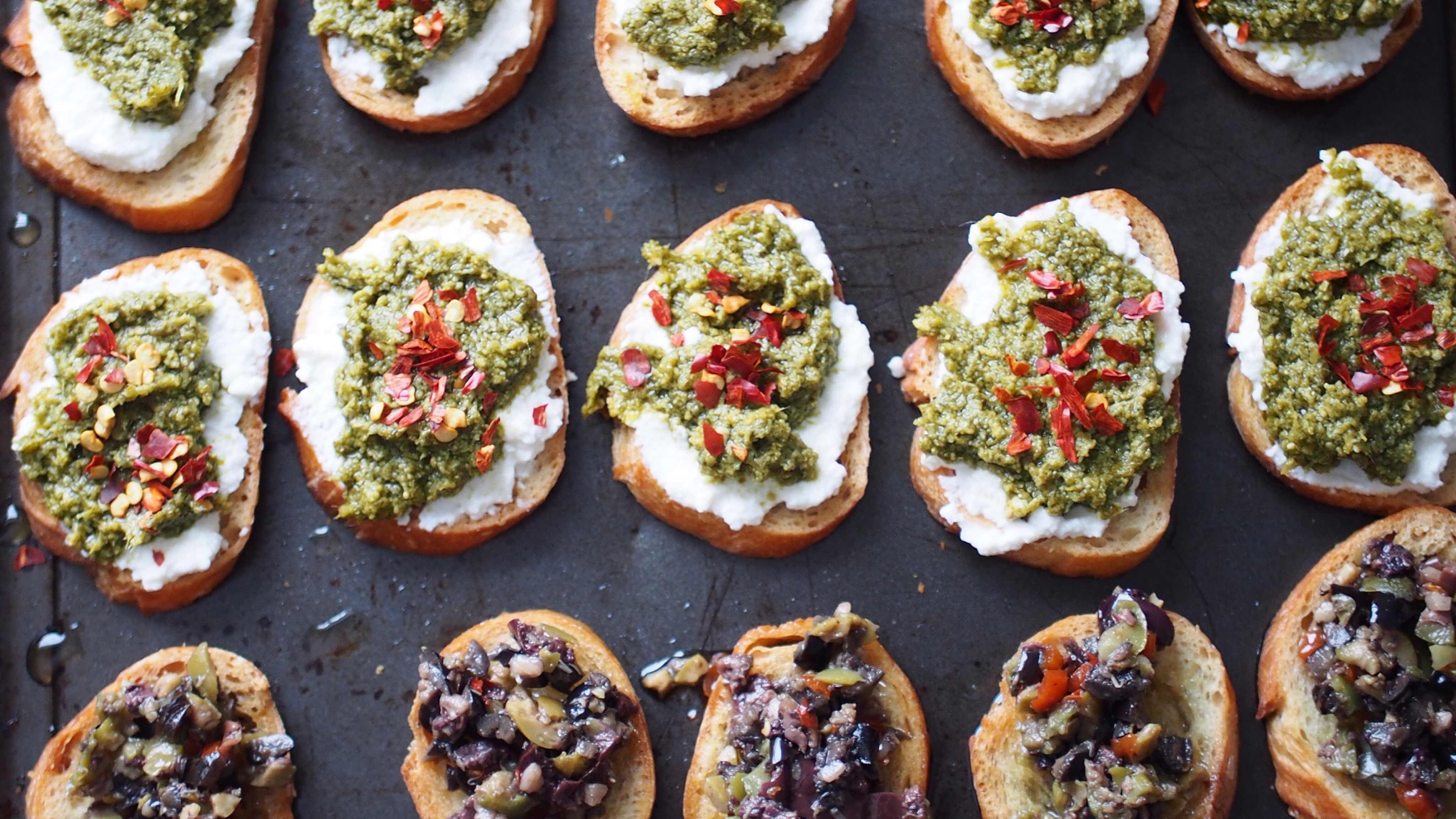 Image for Recipe Christmas Crostini