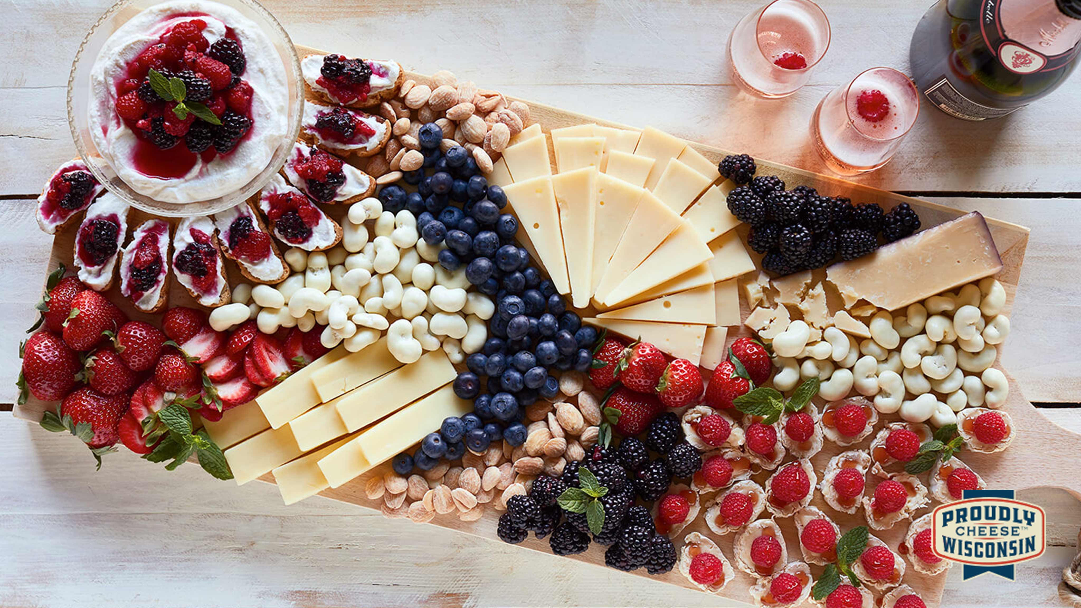Image for Recipe Spring Berry Cheese Board