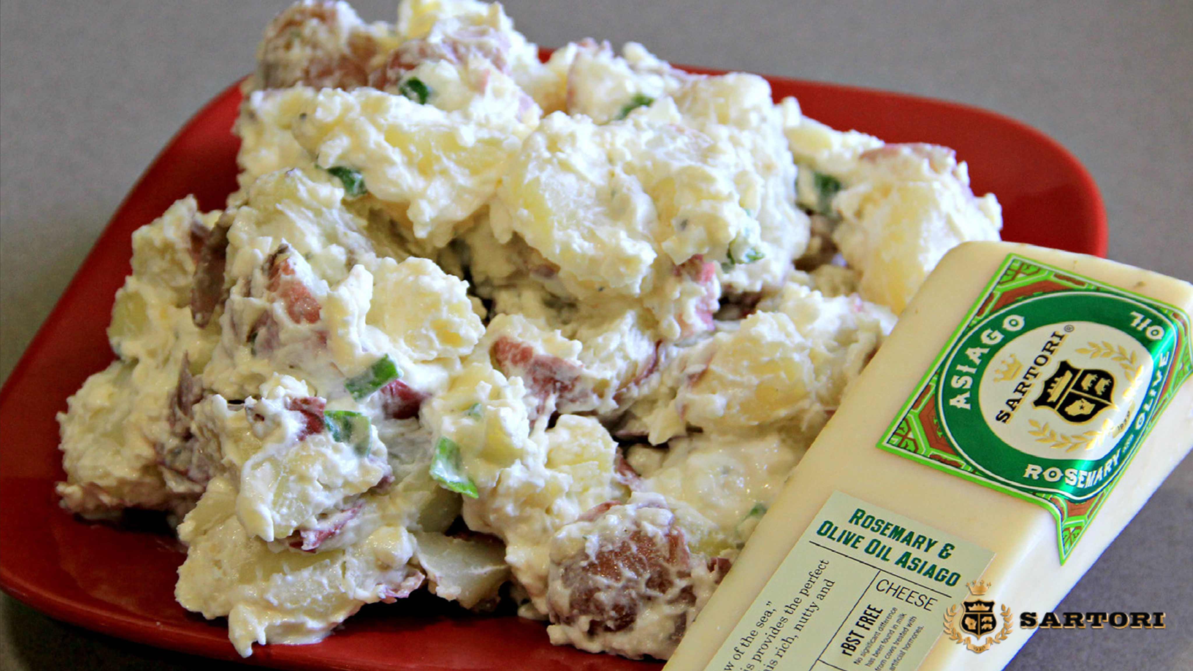 Image for Recipe Rosemary and Olive Oil Asiago Potato Salad