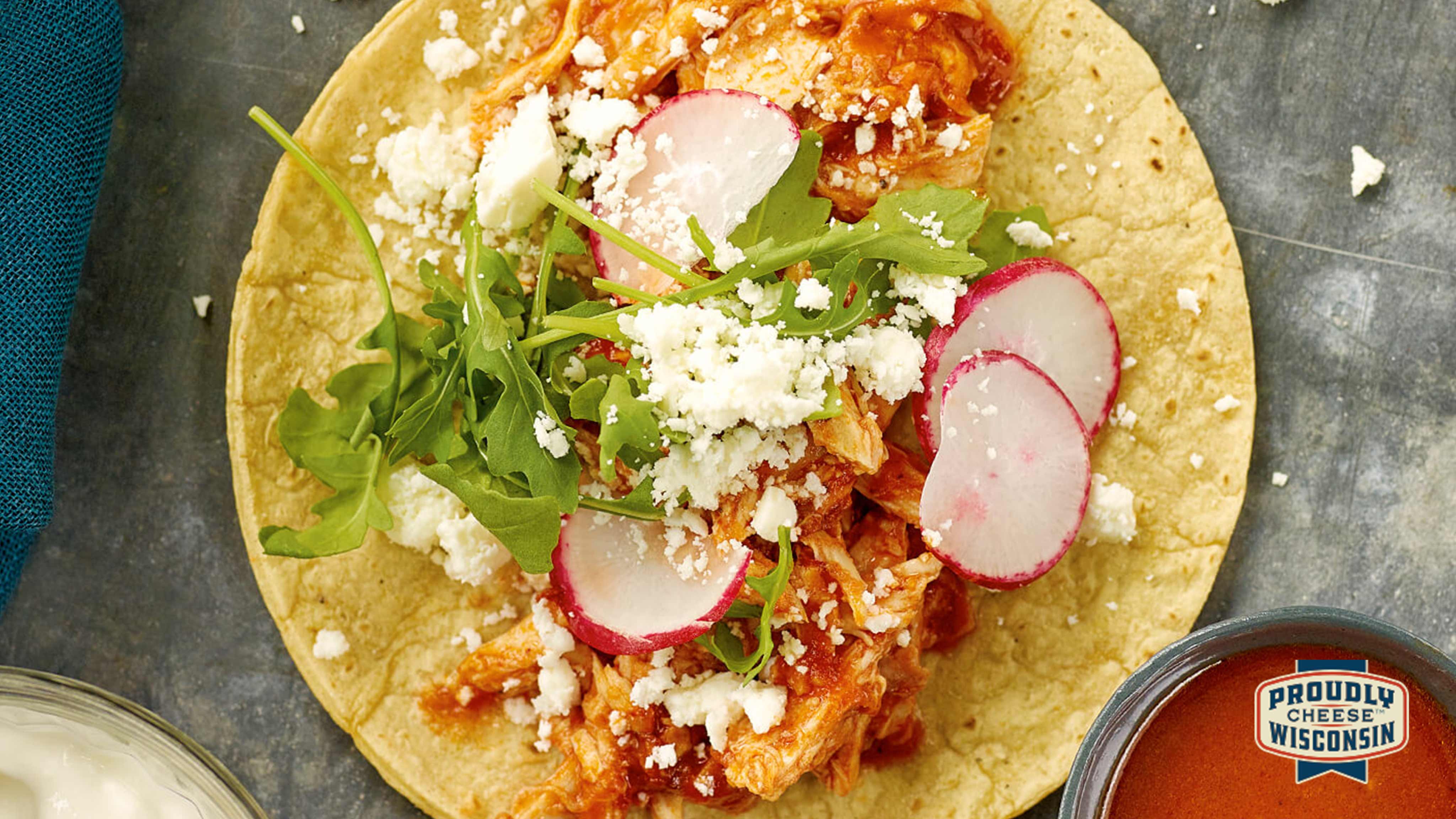 Image for Recipe Chipotle-Lime Rotisserie Chicken Tacos