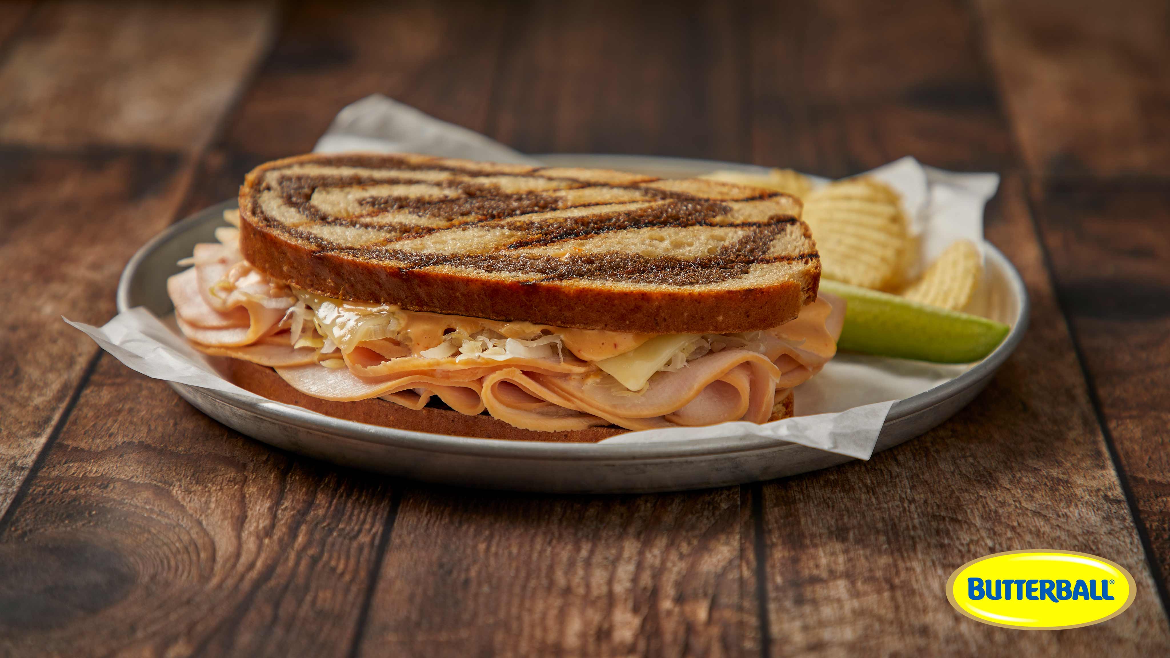 Image for Recipe Turkey Reuben Sandwich