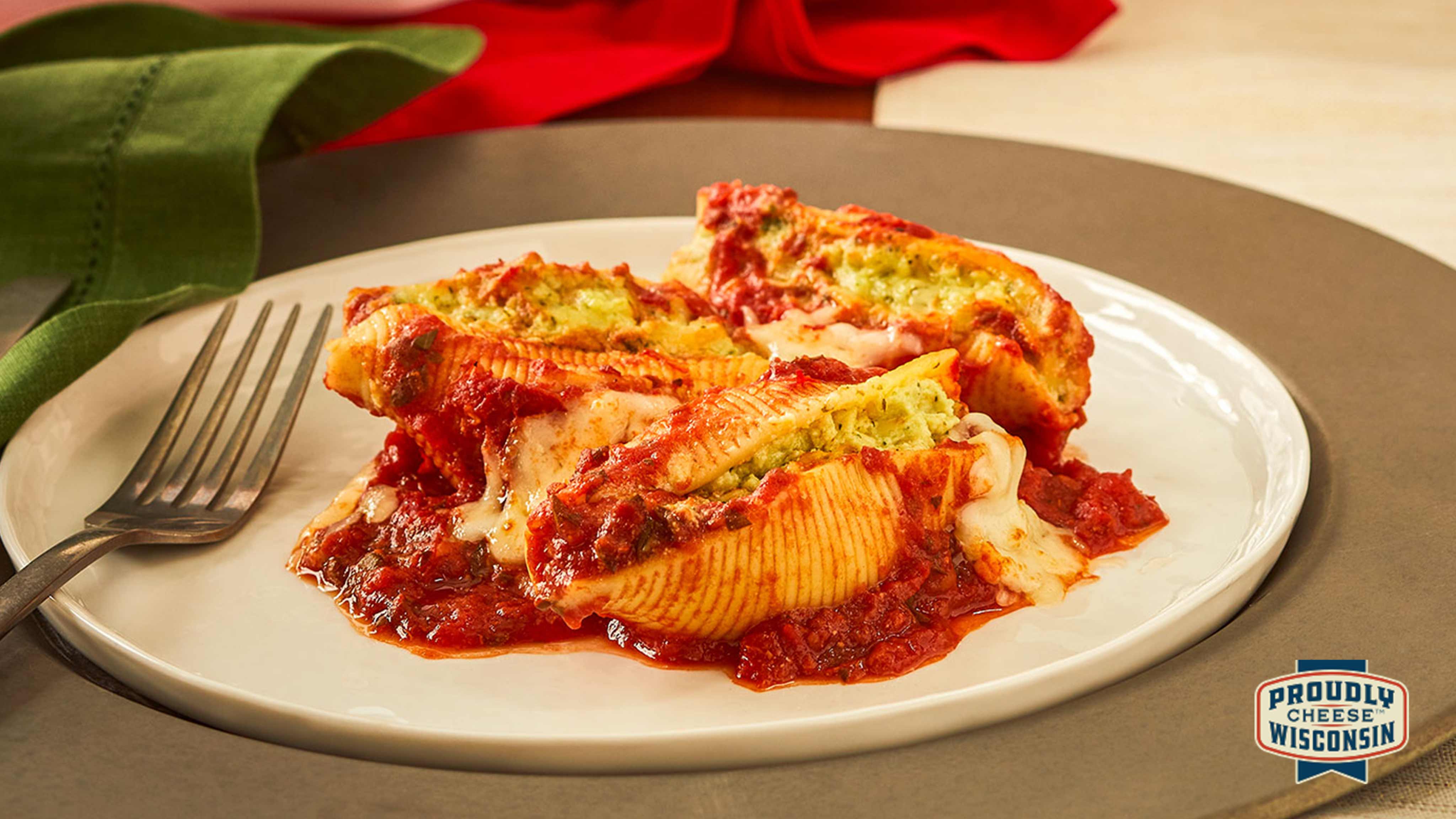 Image for Recipe Creamy Provolone Stuffed Shells