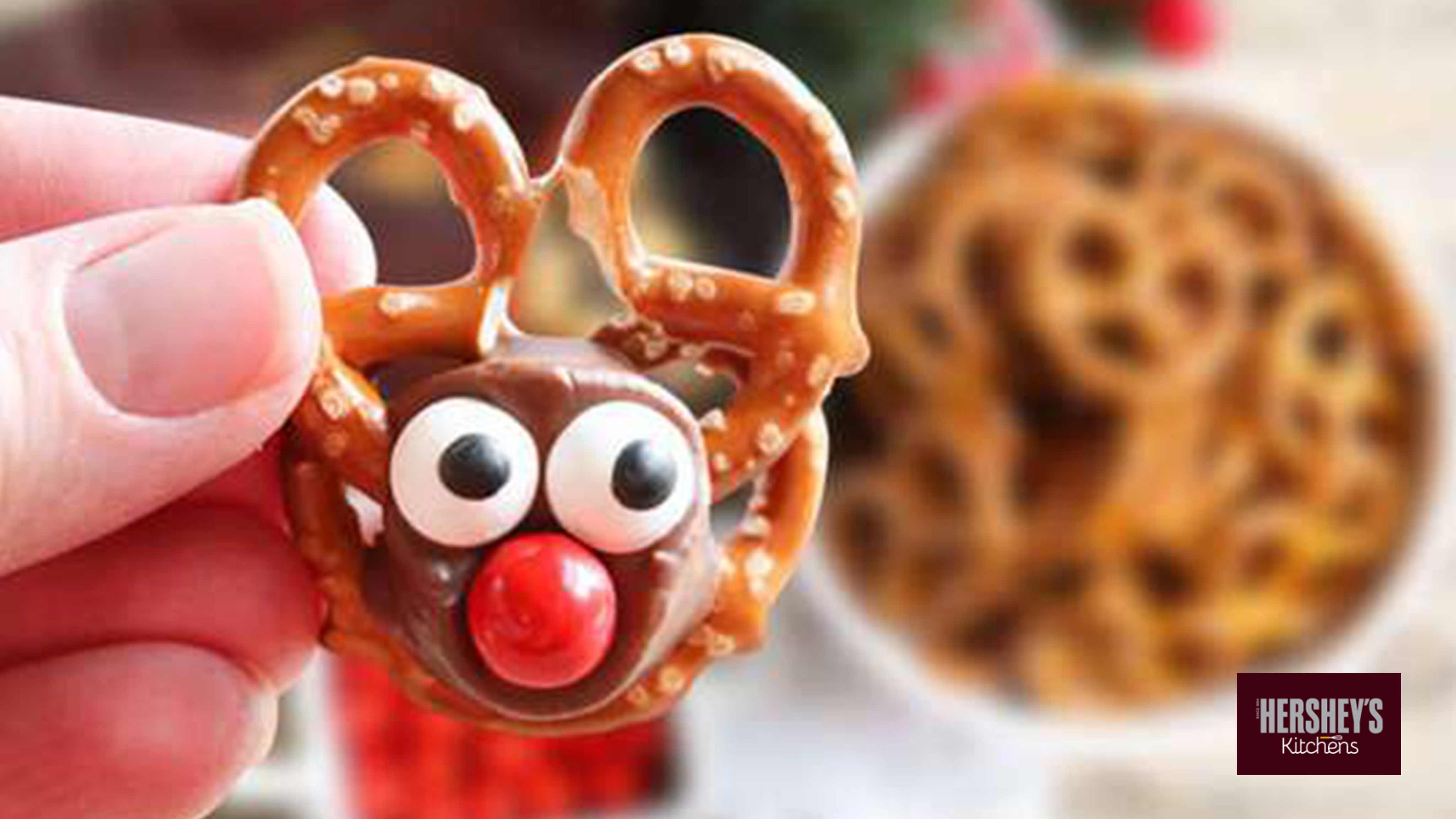 Image for Recipe ROLO Pretzel Reindeer